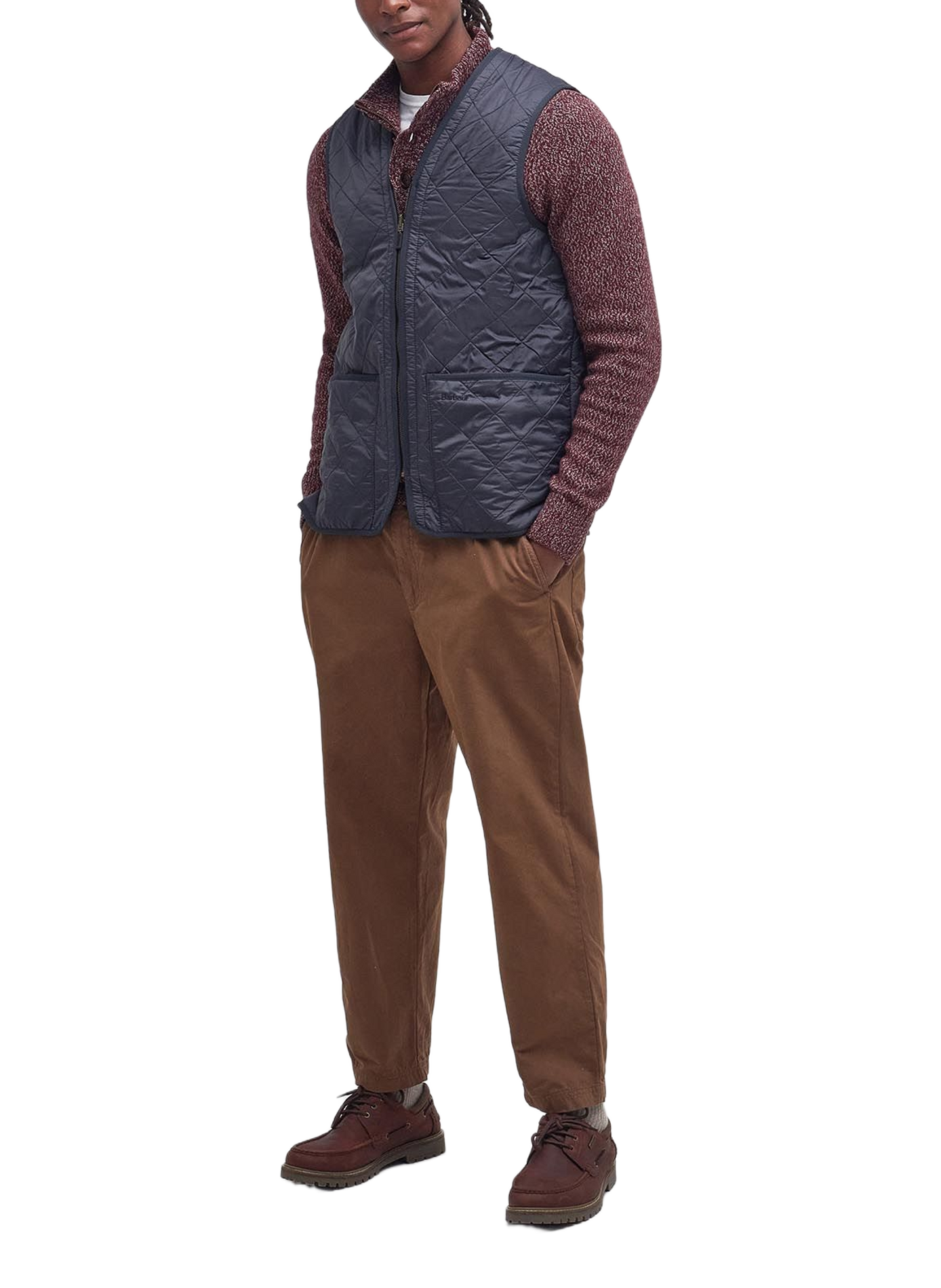 Quilted sleeveless jacket BARBOUR Blue