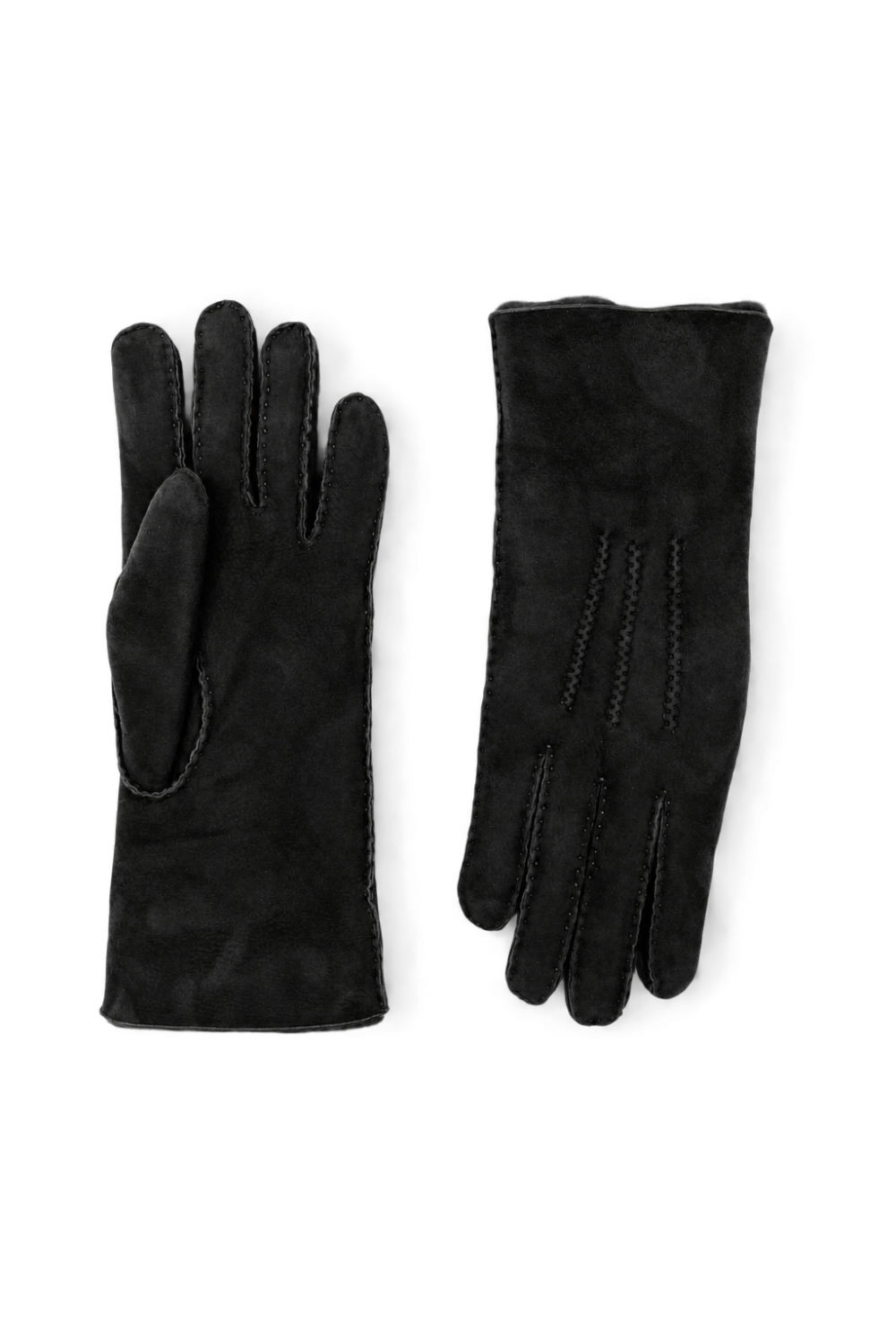 Gants arnaud homme cuir double face AGNELLE Noir