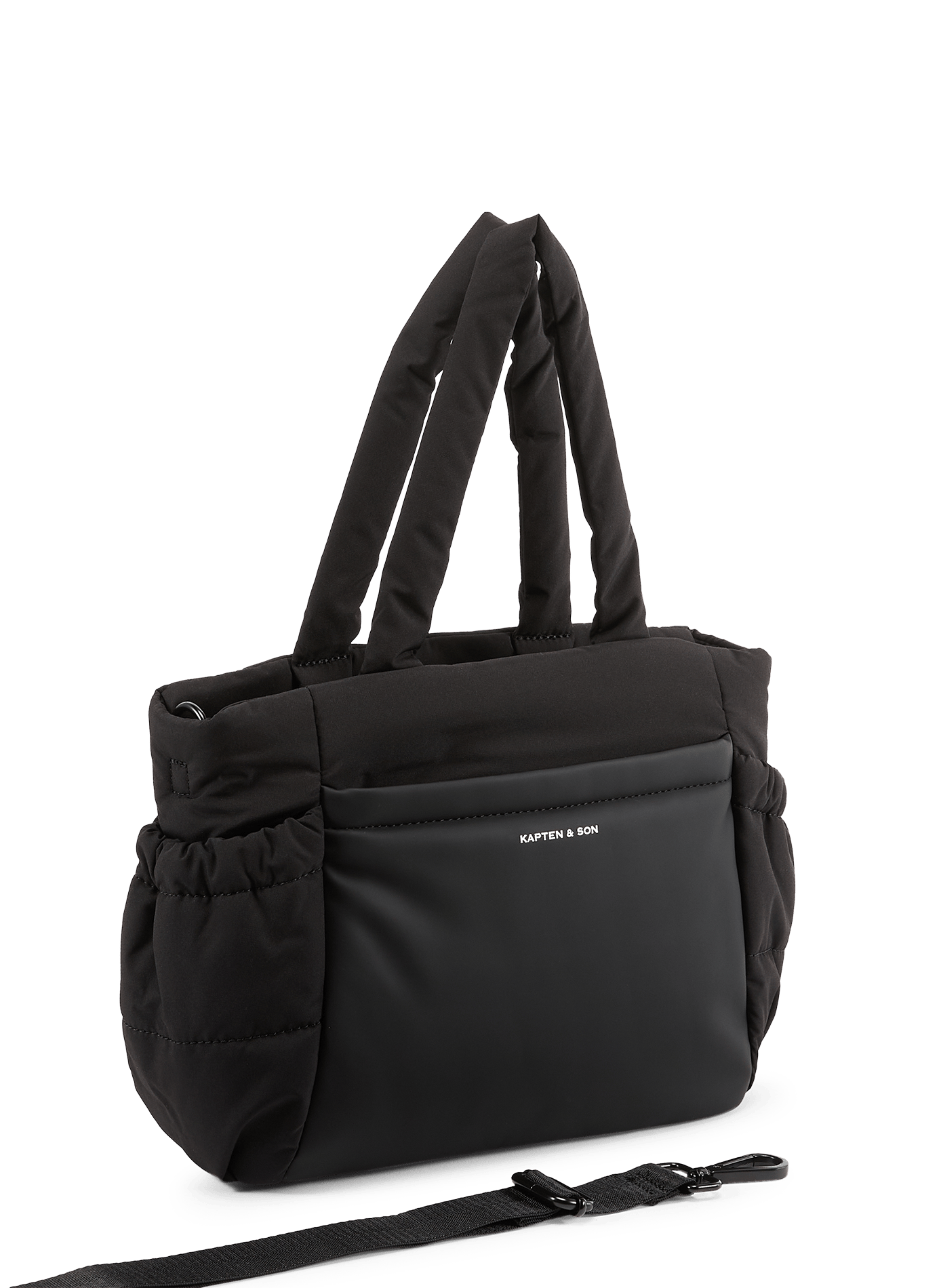 Sac Hellvi cloud small matelassé KAPTEN & SON Noir