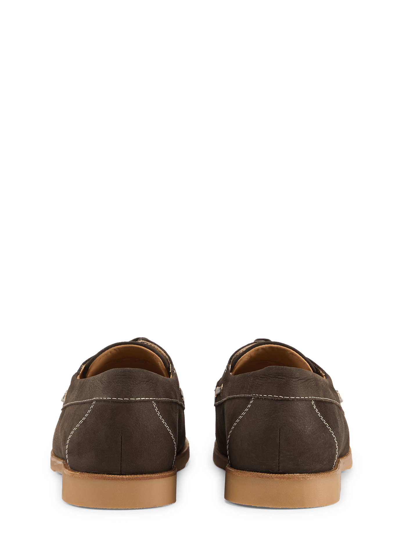 Les mocassins Les Canotiers en cuir suédé JACQUEMUS Kaki
