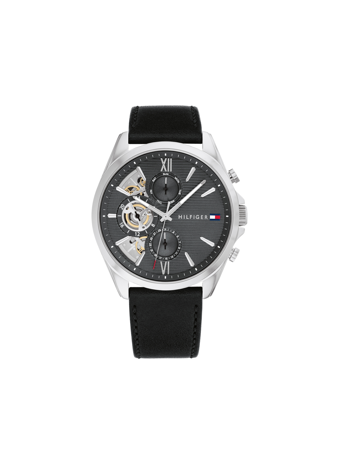 Automatische Uhr Baker aus Edelstahl TOMMY HILFIGER Schwarz