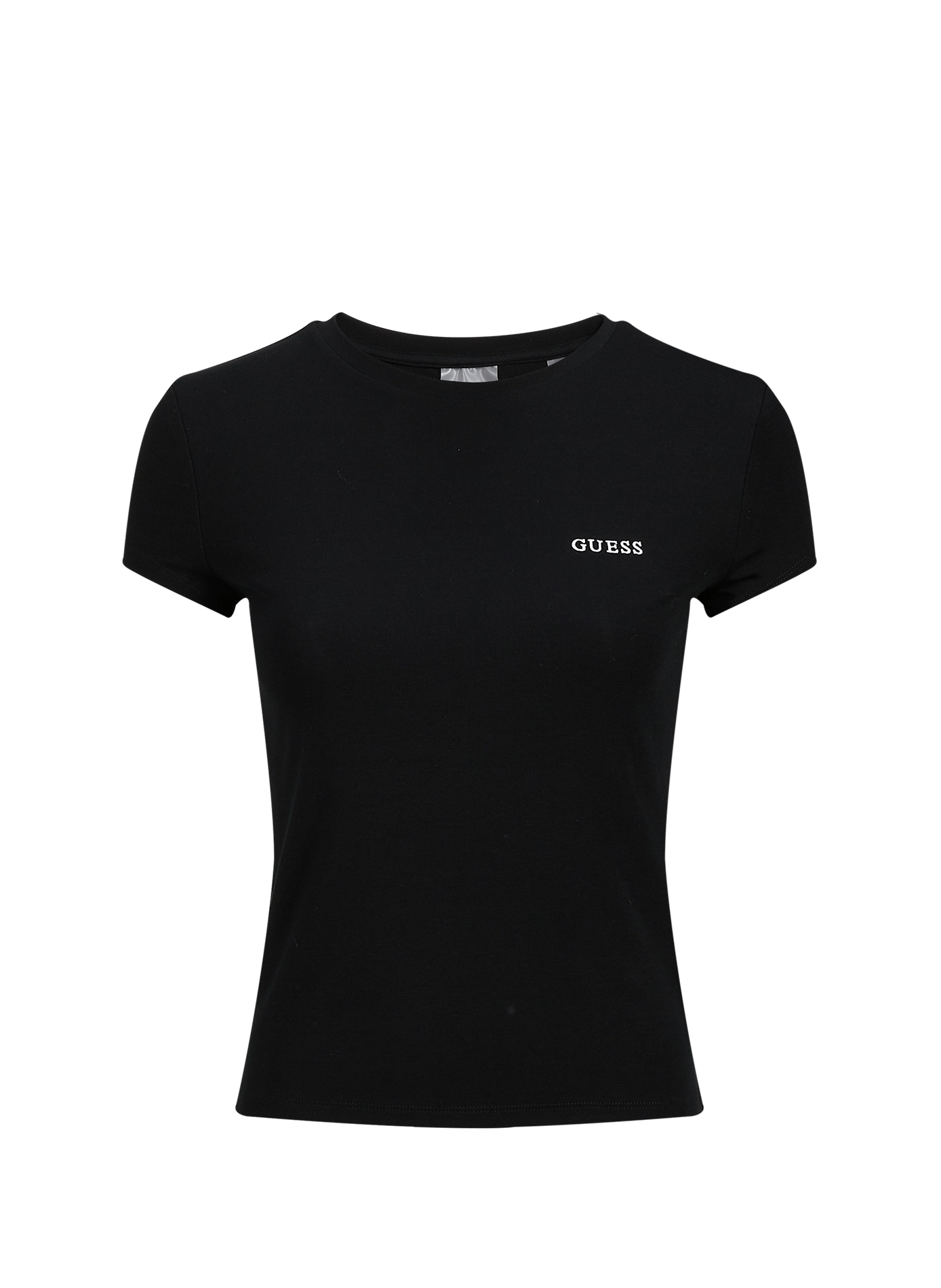LOTUS plain crew-neck T-shirt GUESS Black
