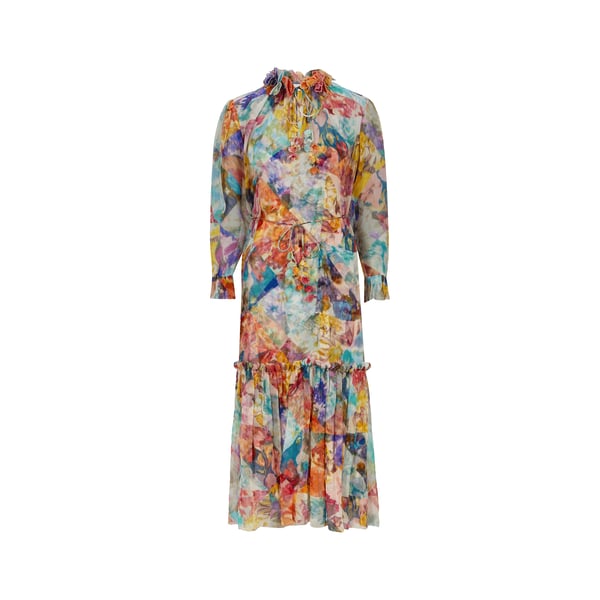 Robe midi High Tide en soie