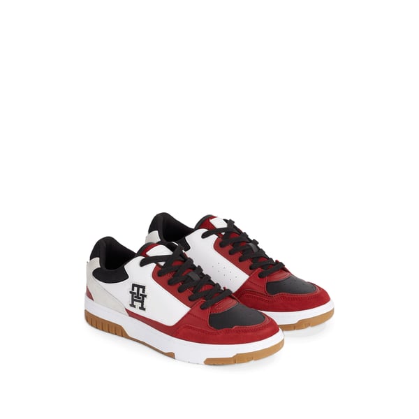 Baskets basses en cuir