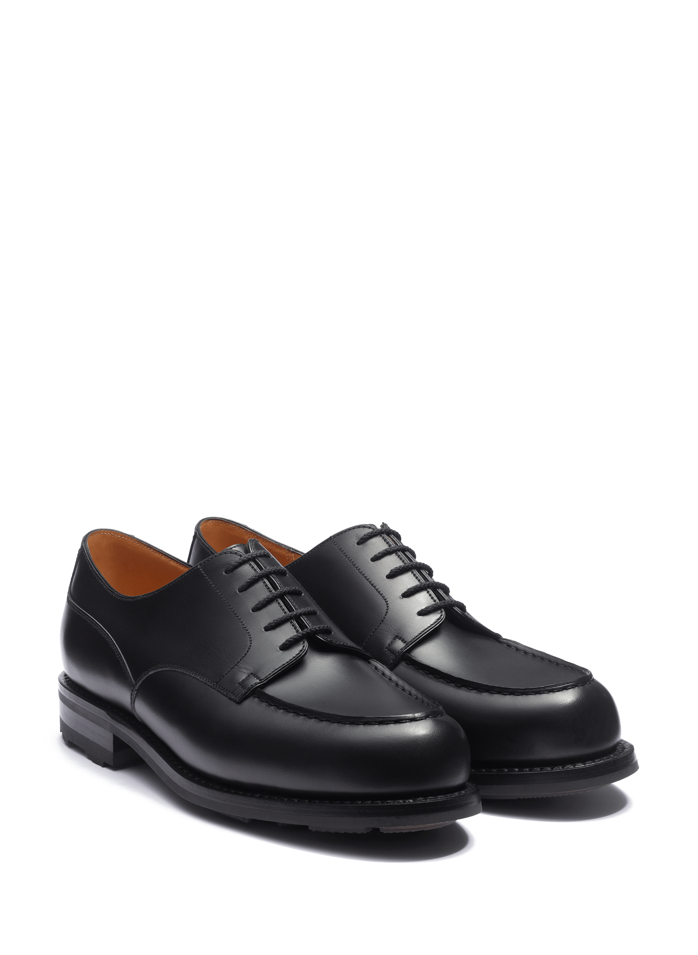 Leather golf derby shoes  J.M. WESTON Black