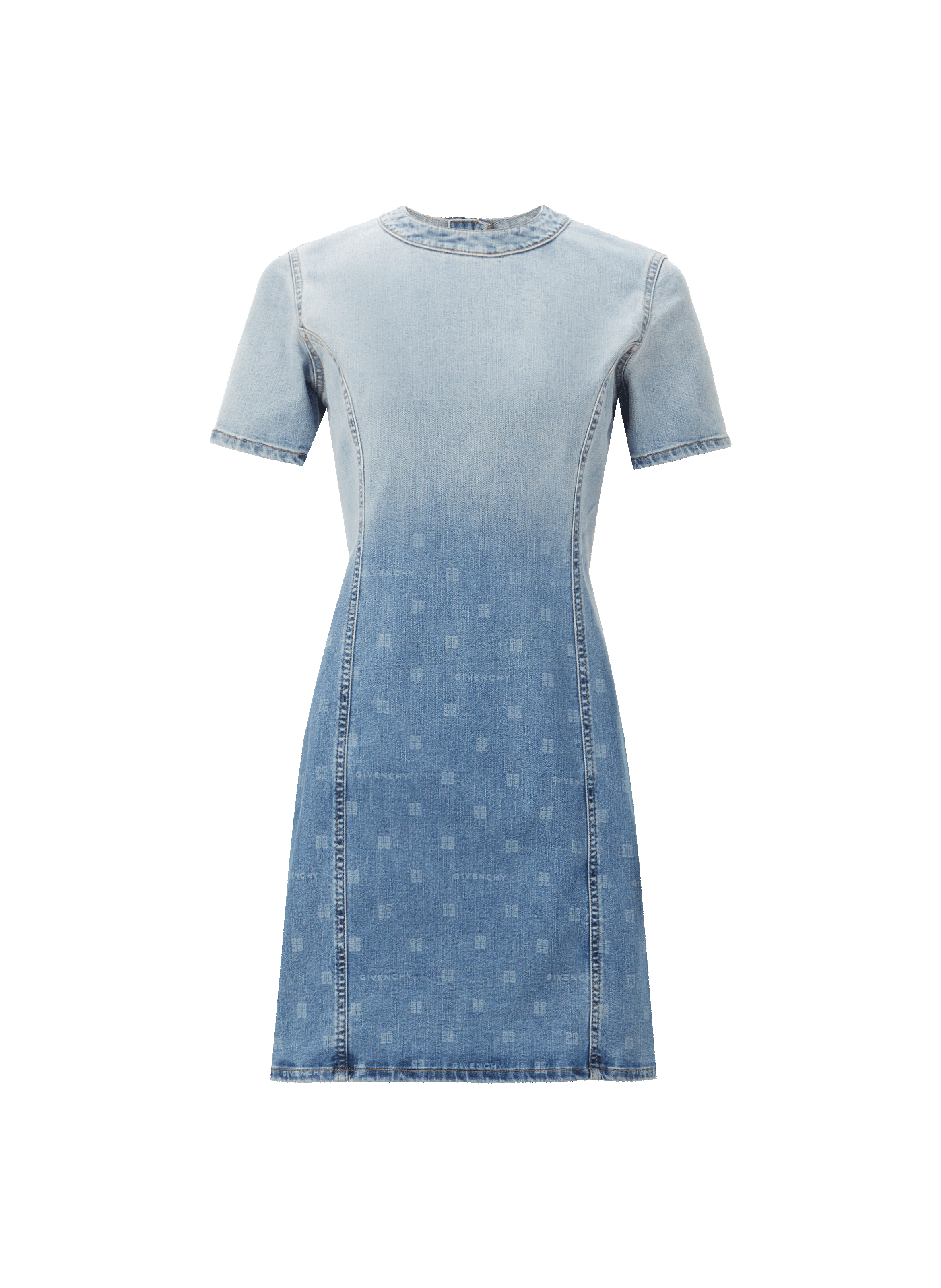 GIVENCHY Robe en jean  Bleu