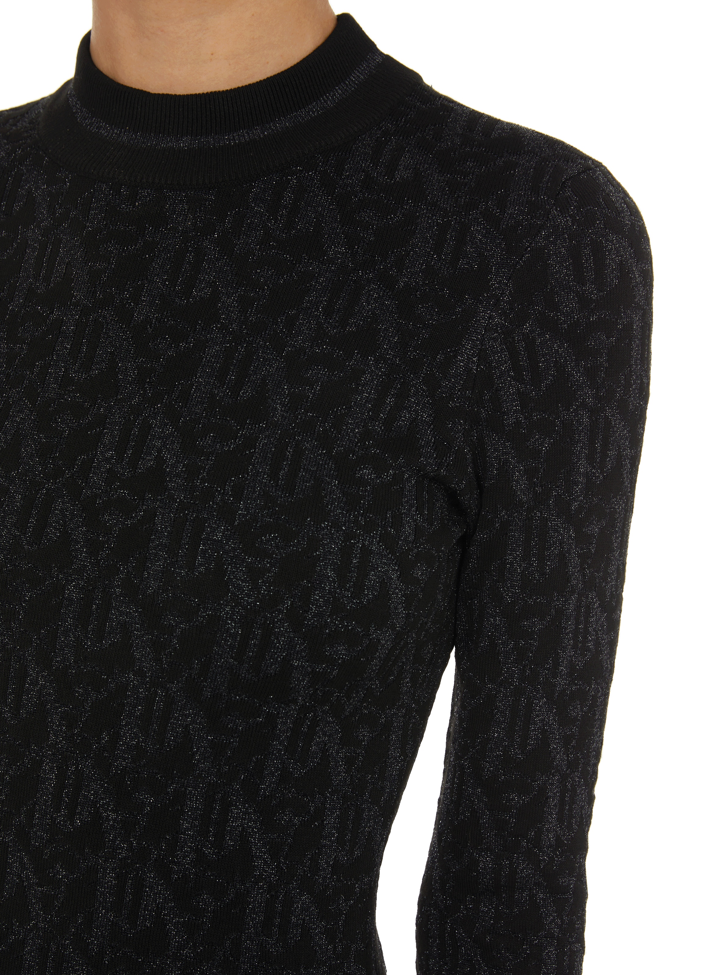 Robe courte à motif PALM ANGELS Noir