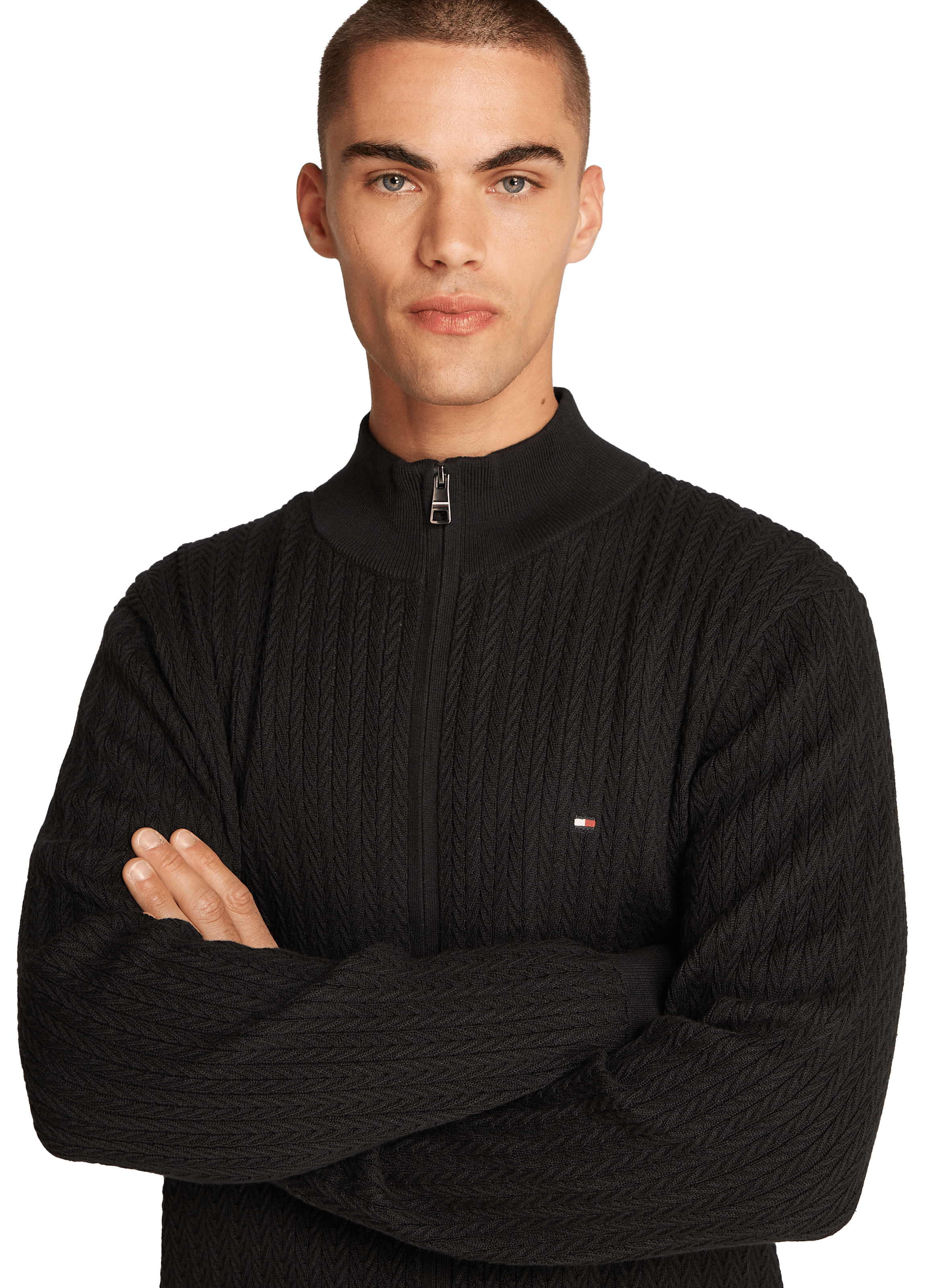 Cotton cardigan Black