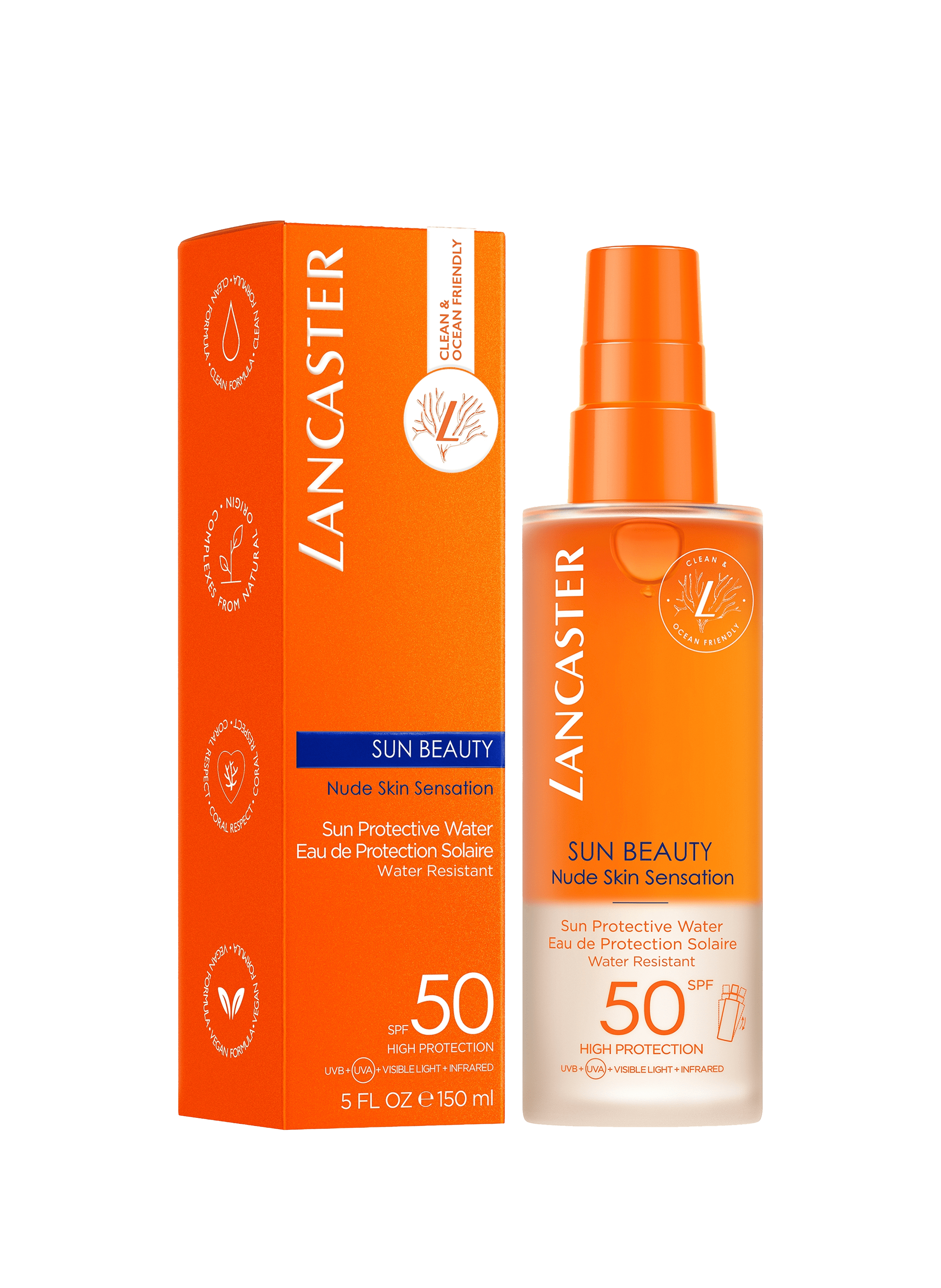 Sun Beauty Nude Skin Sensation - Sun protection water SPF50 LANCASTER No color