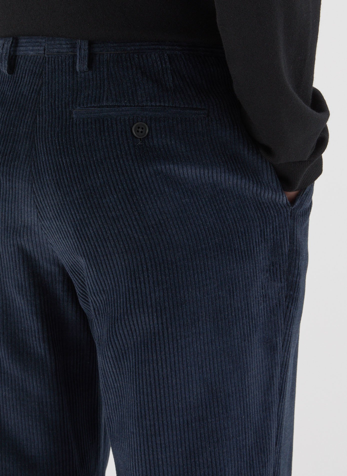 Panton large Glazy en Laine SAISON 1865 Bleu