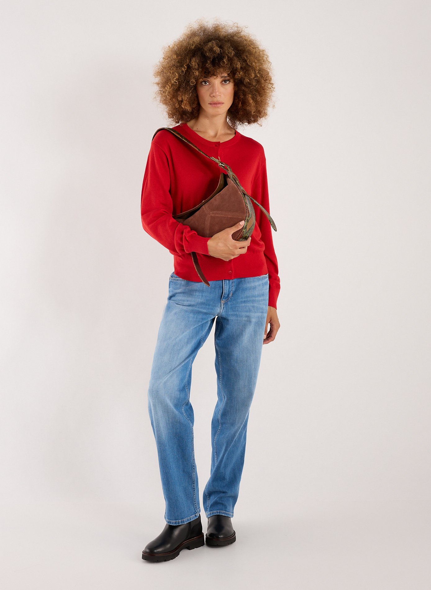 Sac à main Estelle en cuir CLARIS VIROT Multicolore