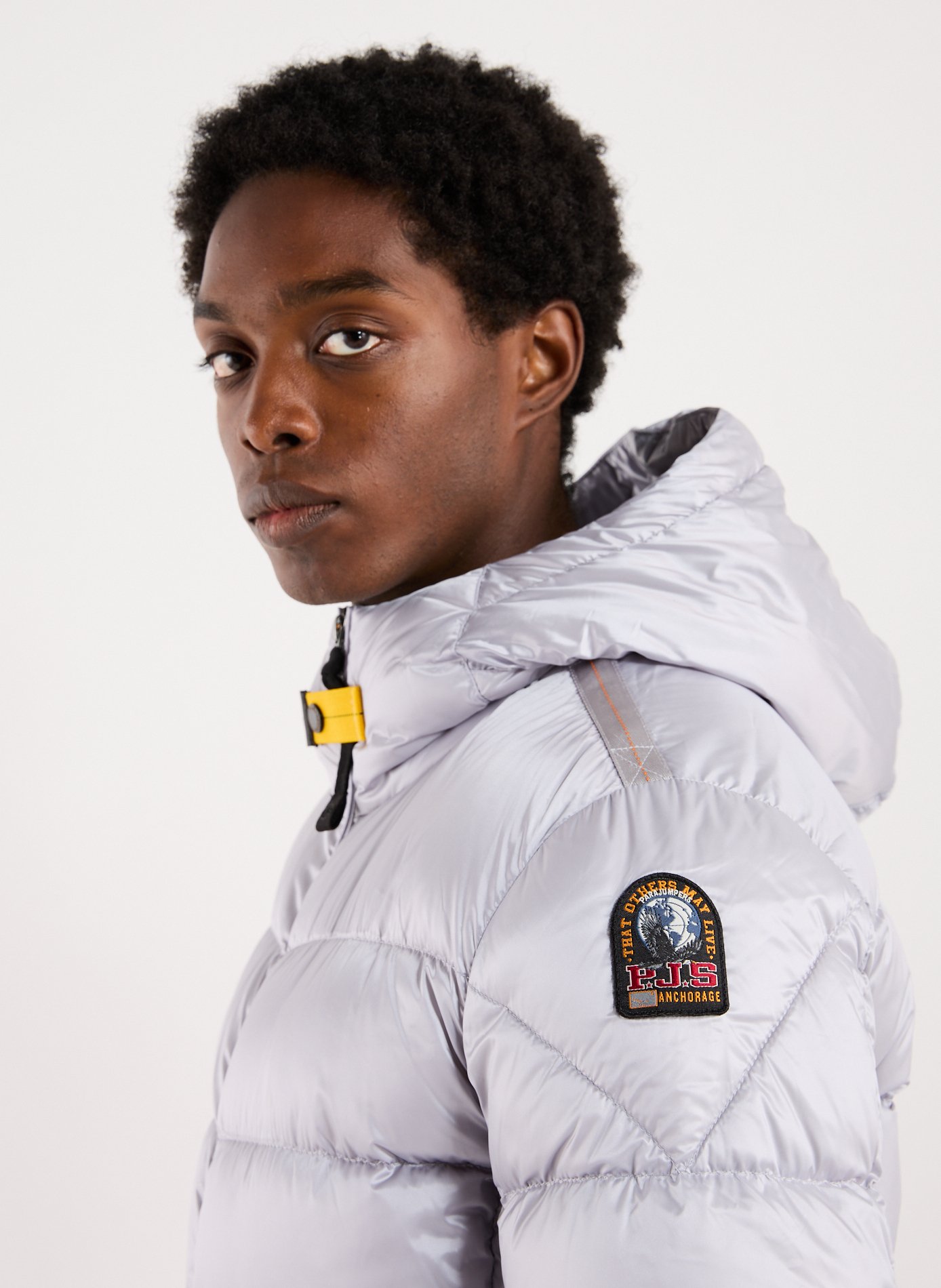 Pharrell Puffer Jacket PARAJUMPERS Grey