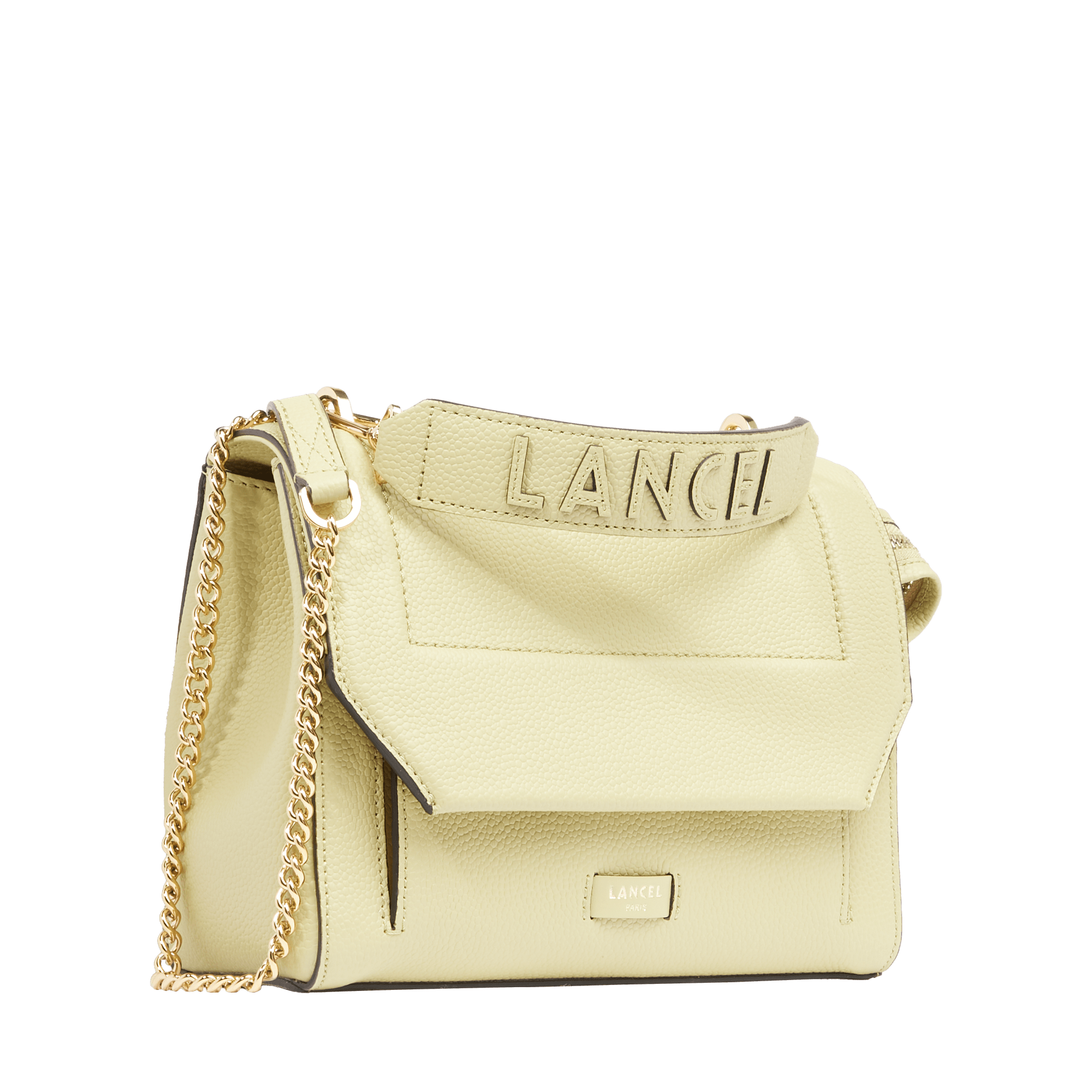 Sac rabat m ninon de lancel en cuir LANCEL Vert