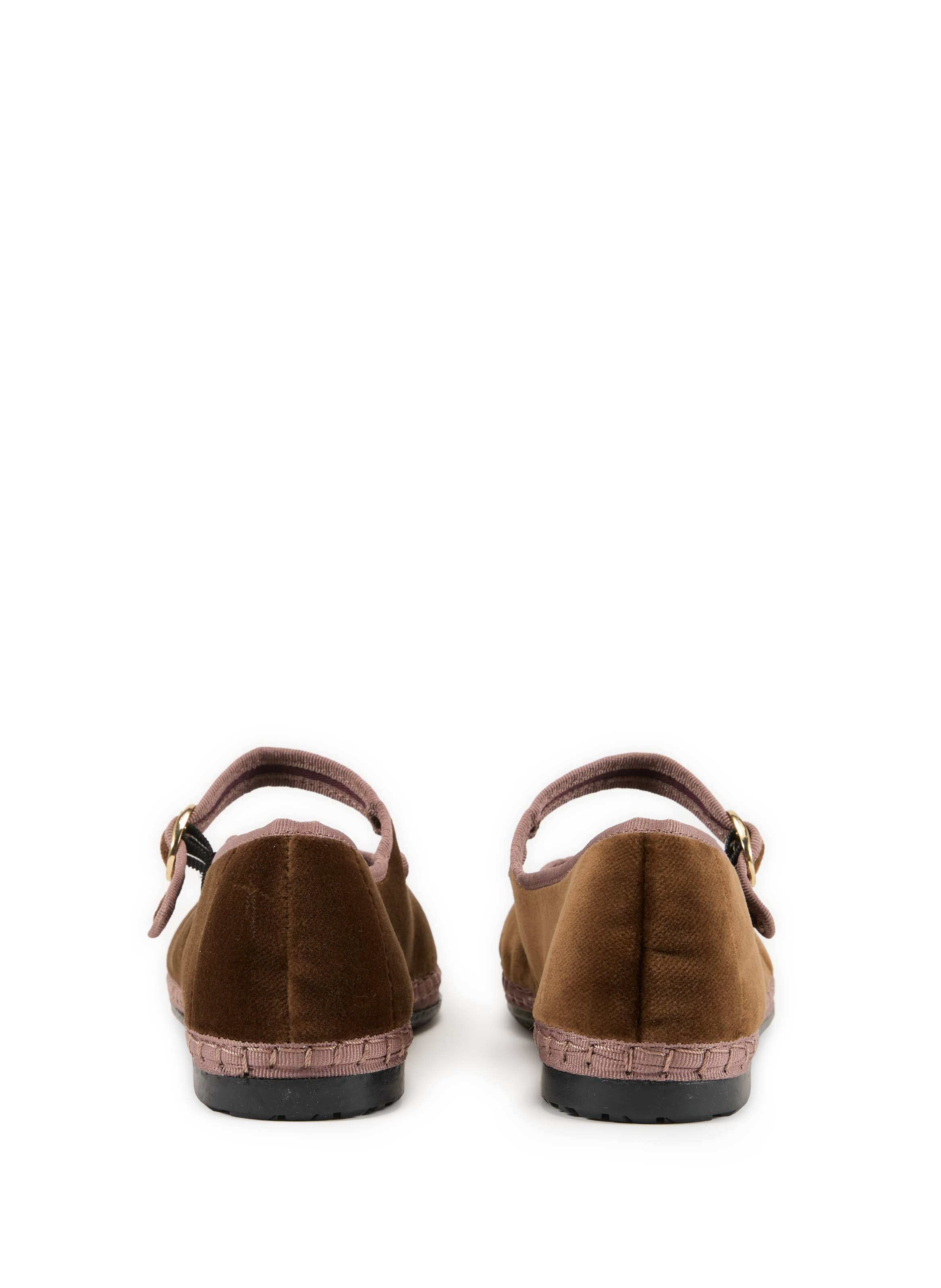 Ballerines Balthasar en velours FLABELUS Marron