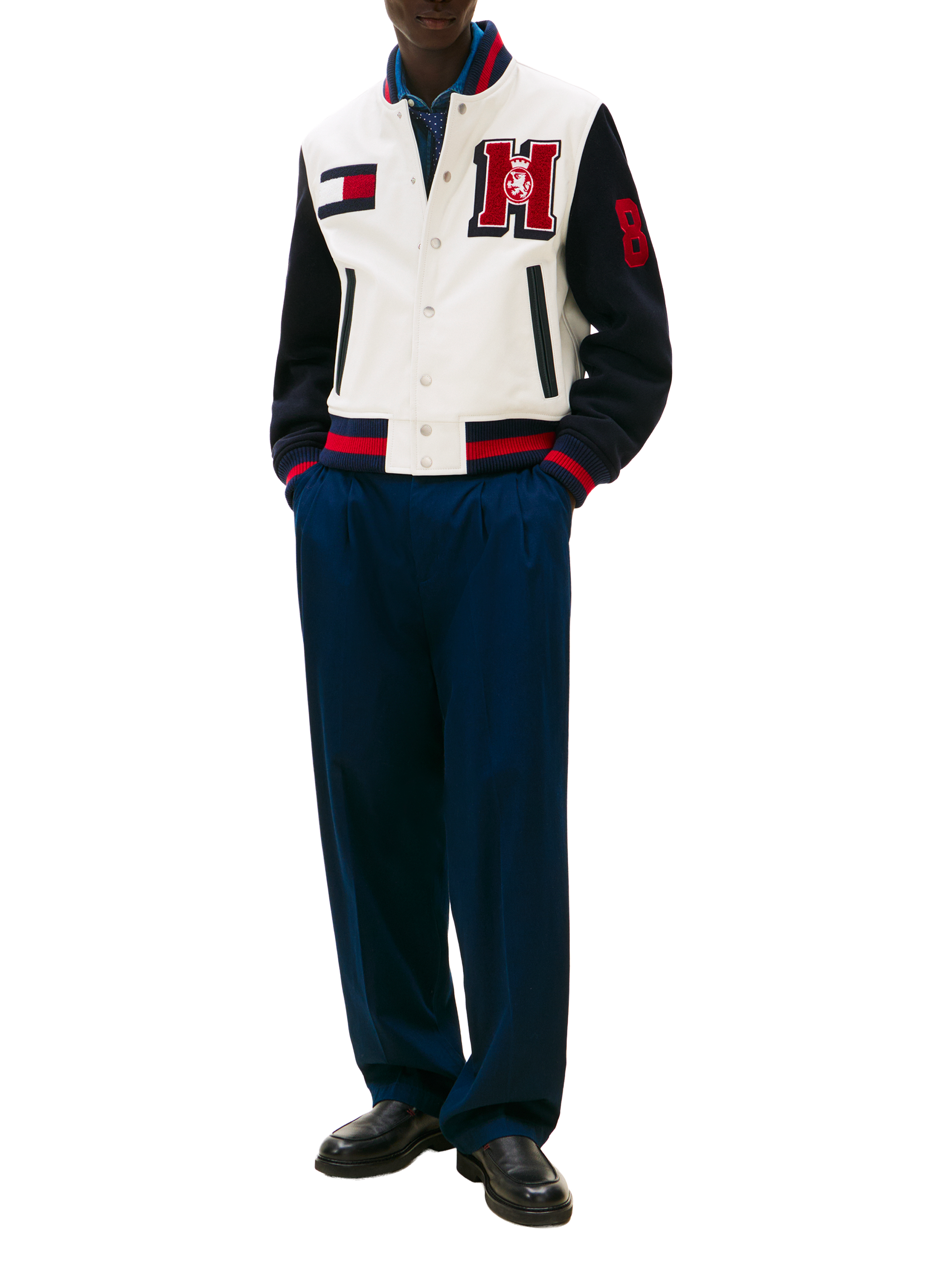 Teddy cut jacket with logo TOMMY HILFIGER Beige