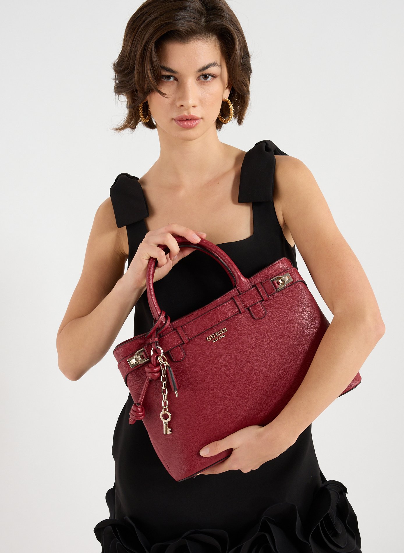 Sac à main Grégoria GUESS Rouge