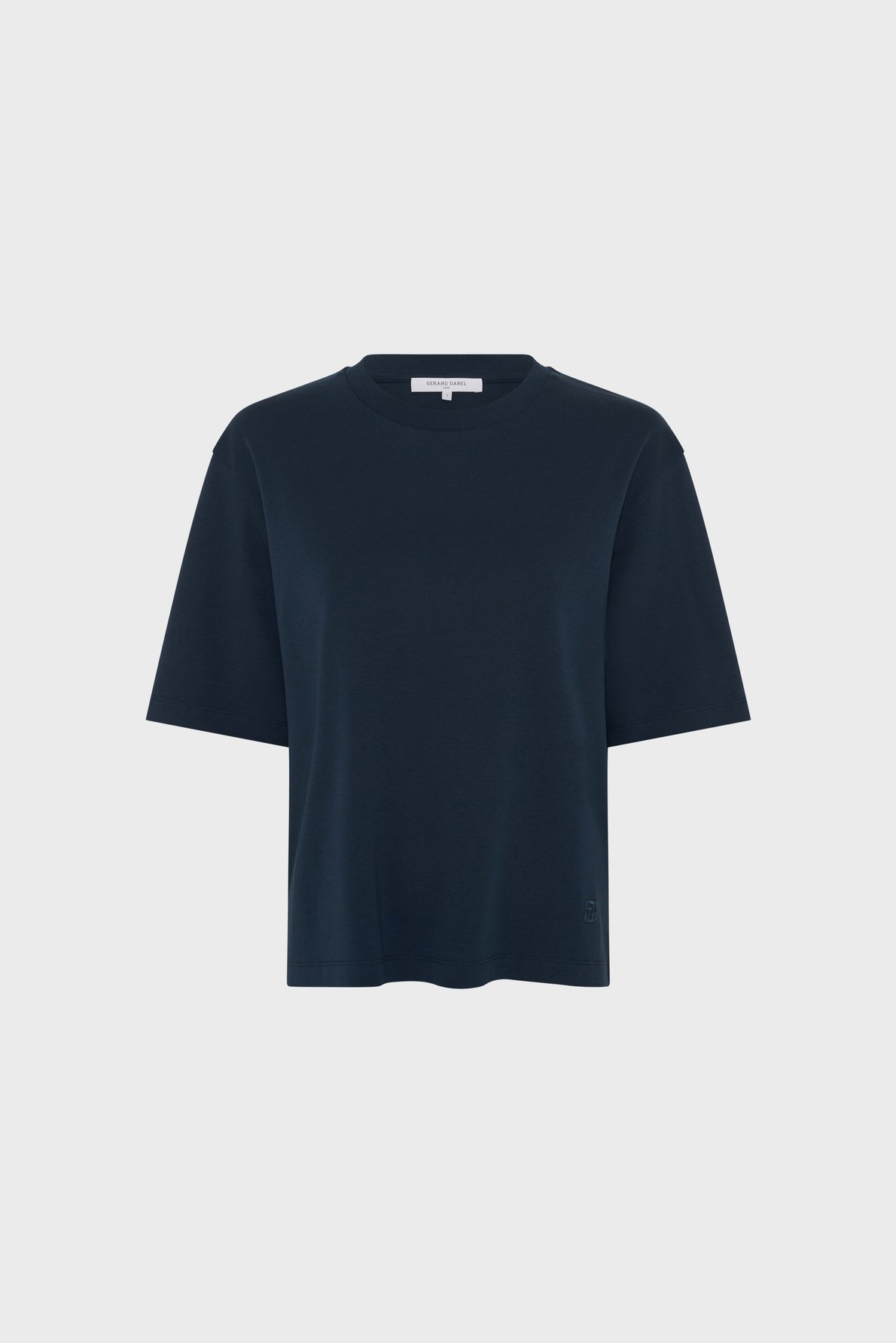 T-shirt uni en coton - mayae GERARD DAREL Bleu