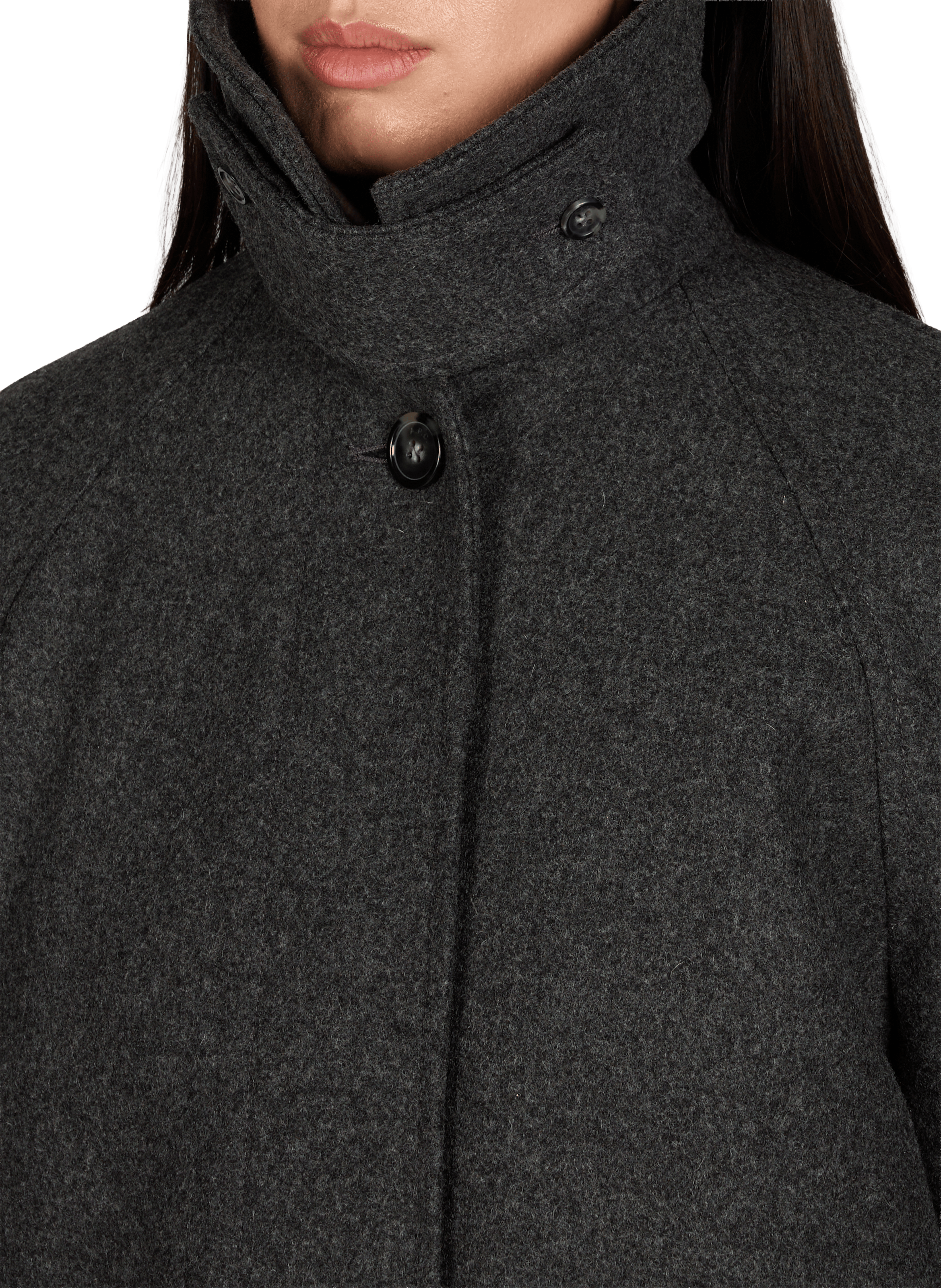Mid-length wool coat A.P.C. Grey