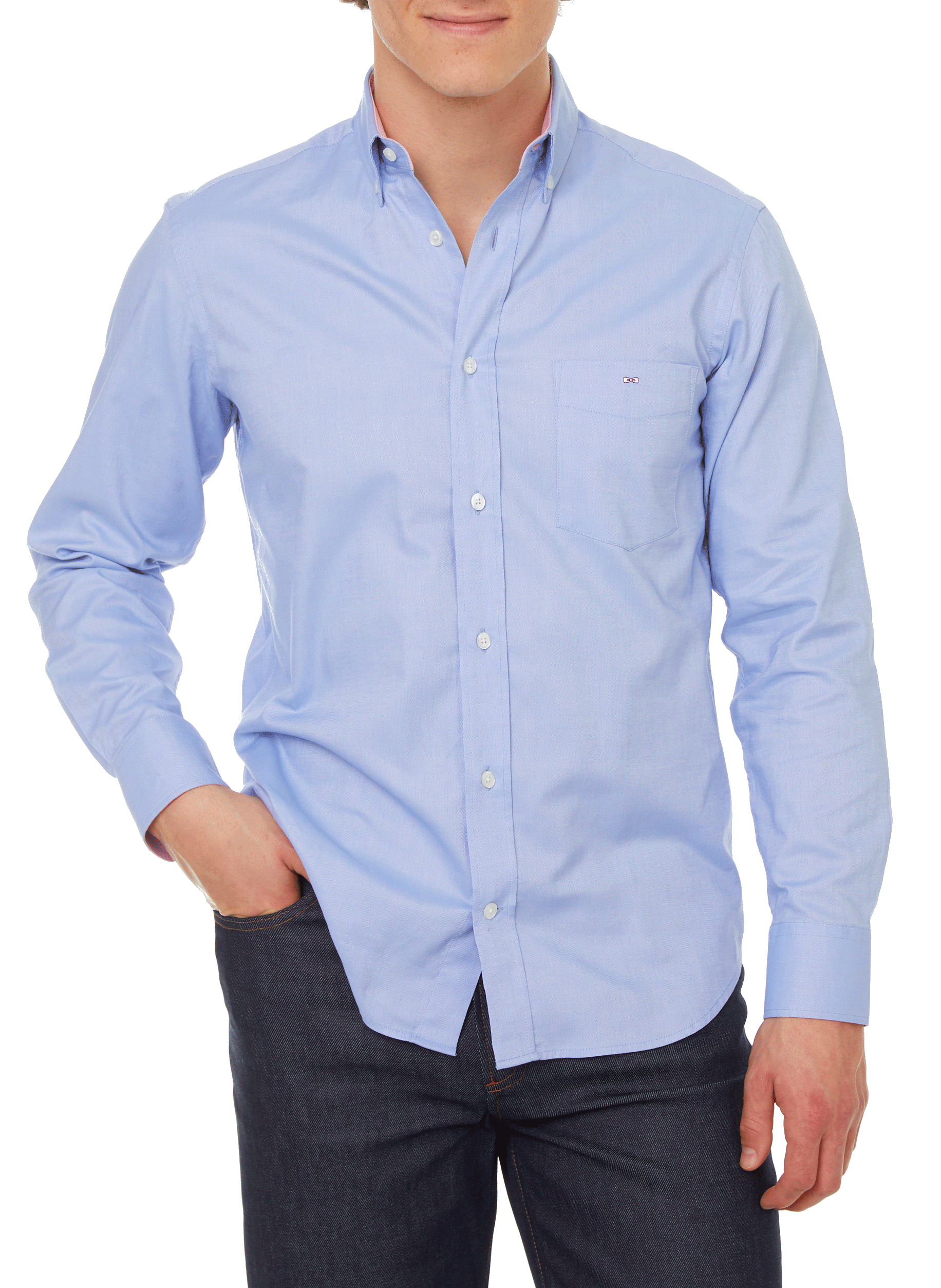 Chemise en coton EDEN PARK Bleu