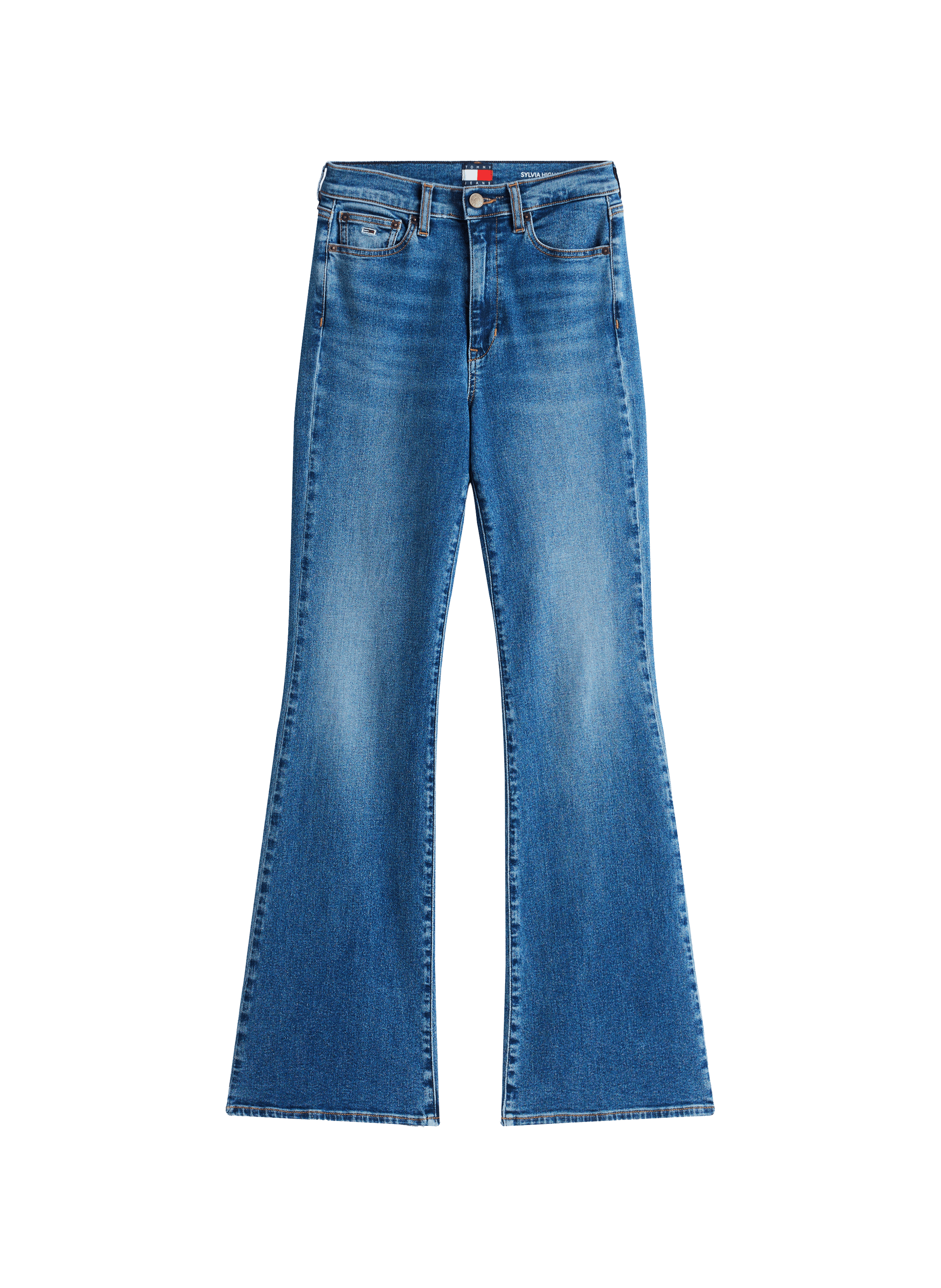 Jean bootcut en coton mélangé TOMMY HILFIGER Bleu