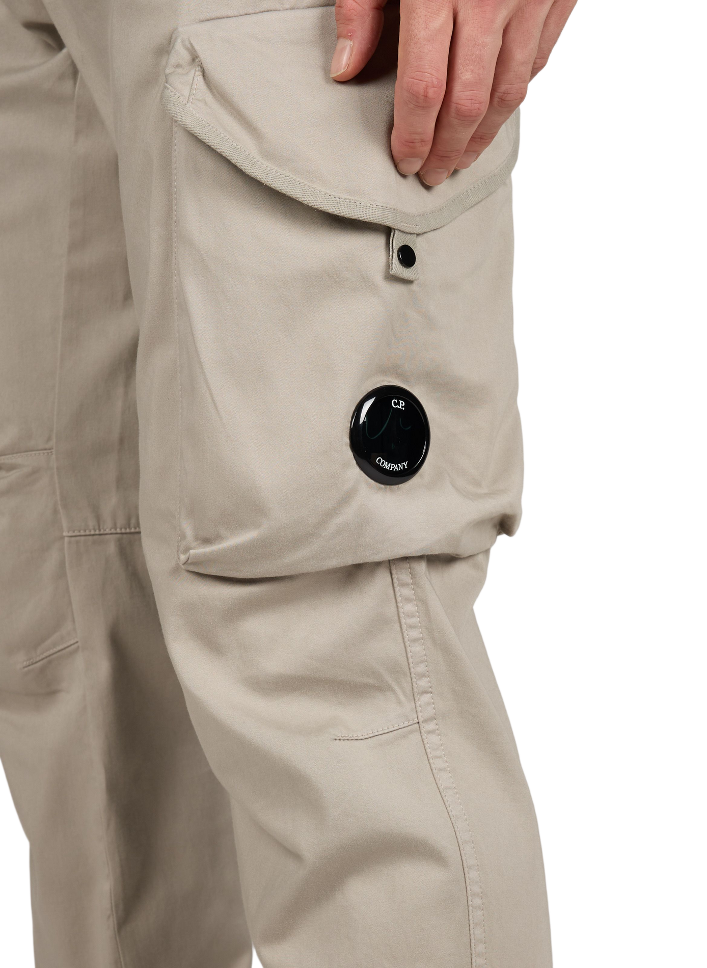 Cotton blend cargo pants CP COMPANY Beige
