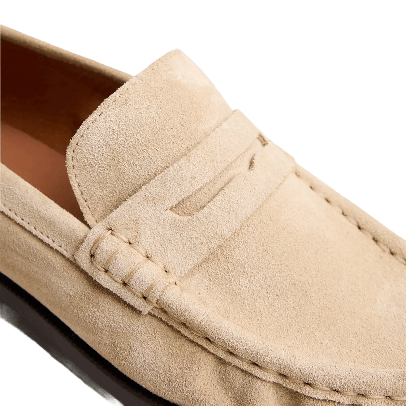Mocassins en cuir velours delice JONAK Beige