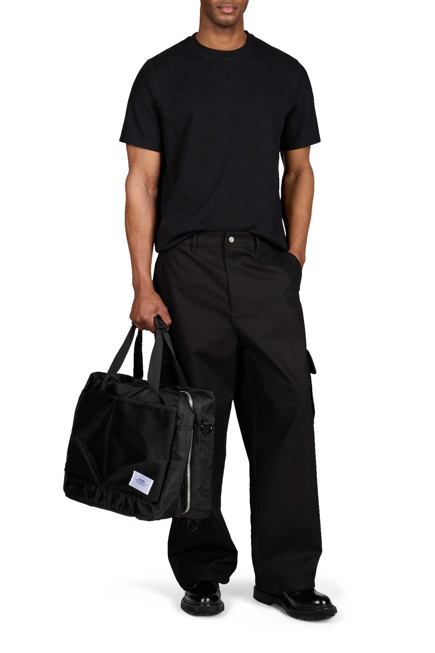 Linen and cotton trousers ARTE ANTWERP Black