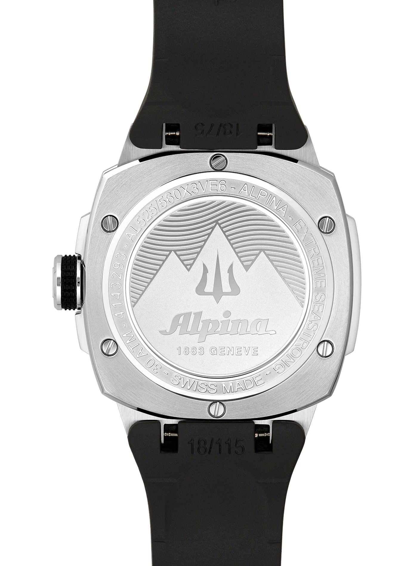 Montre automatique Diver Extreme Automatic en caoutchouc ALPINA Vert