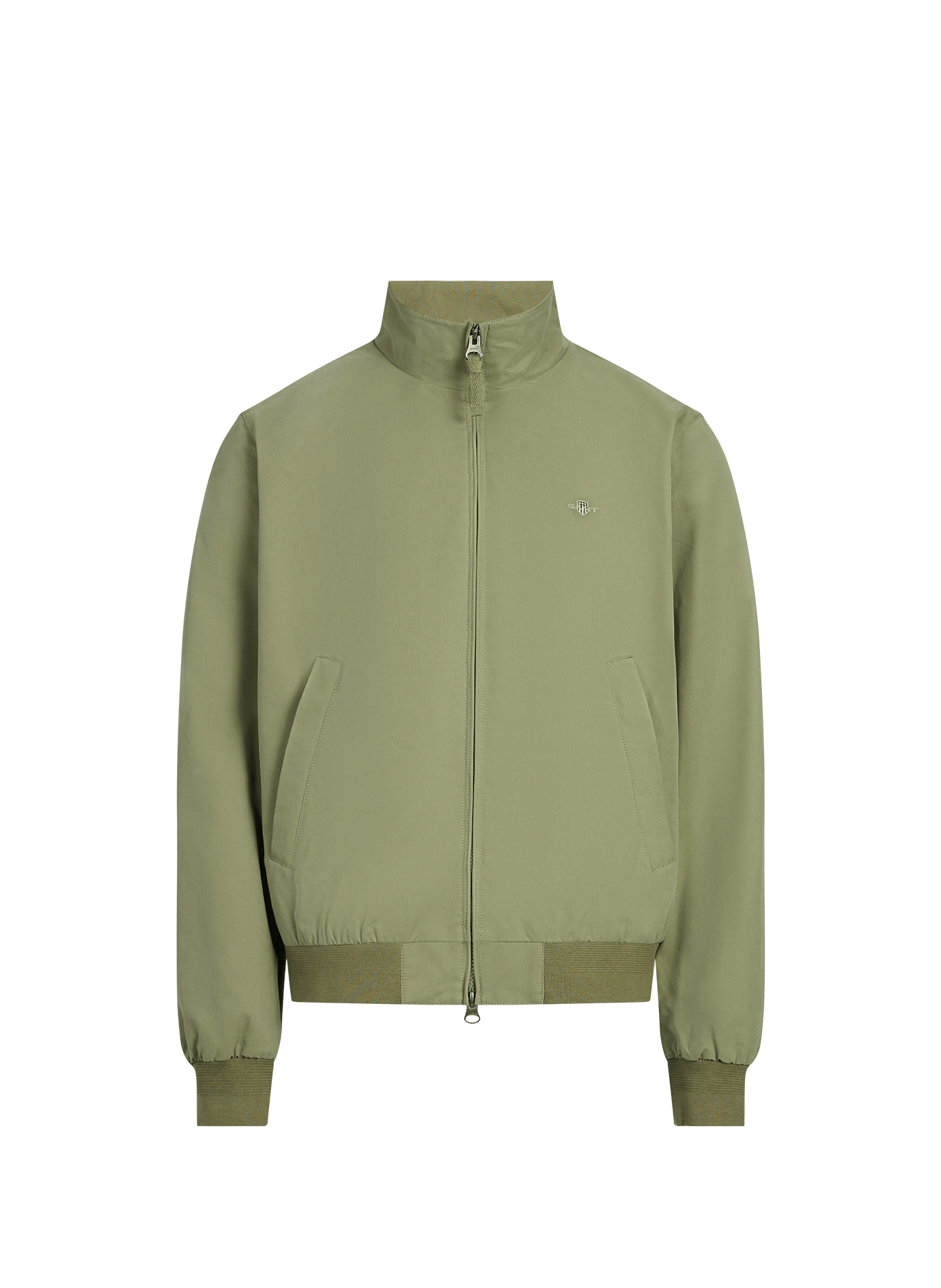 Blouson droit en coton mélangé GANT Vert