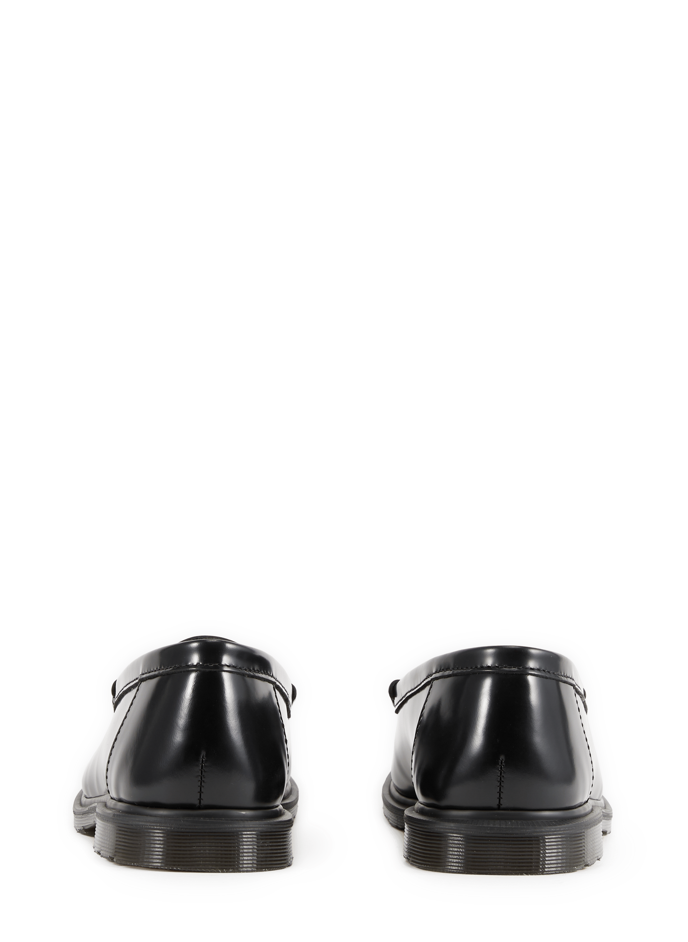 Mocassins en cuir verni DR. MARTENS Noir