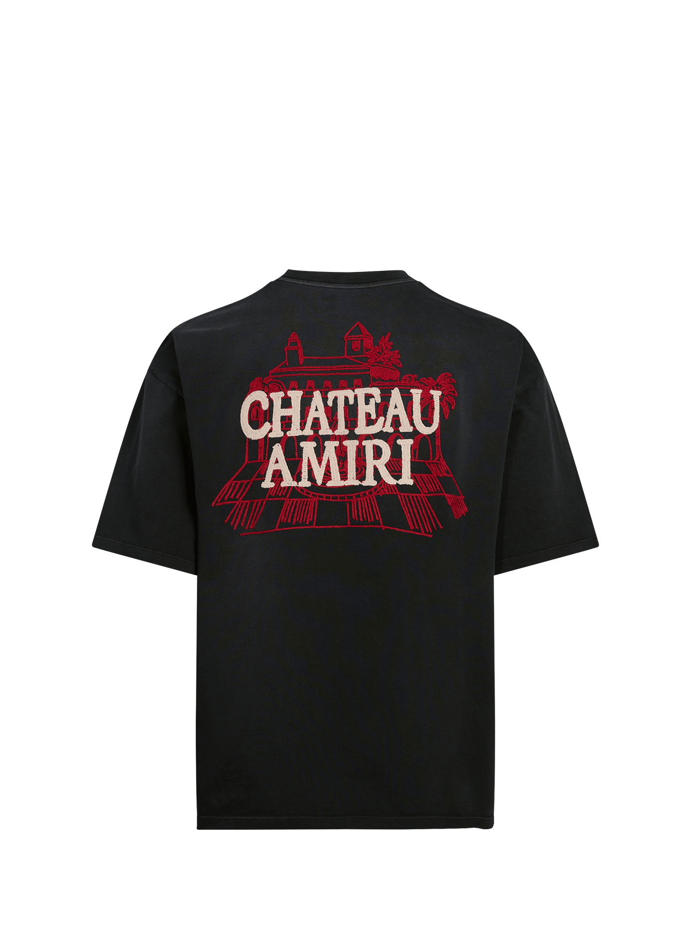 T-shirt imprimé en coton AMIRI Black
