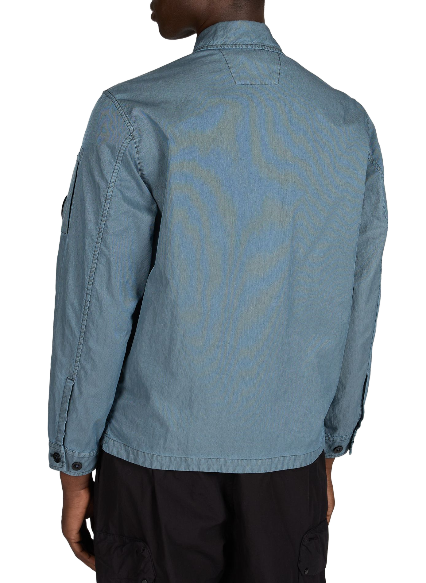 Jacke mit klassischem Kragen CP COMPANY Blau