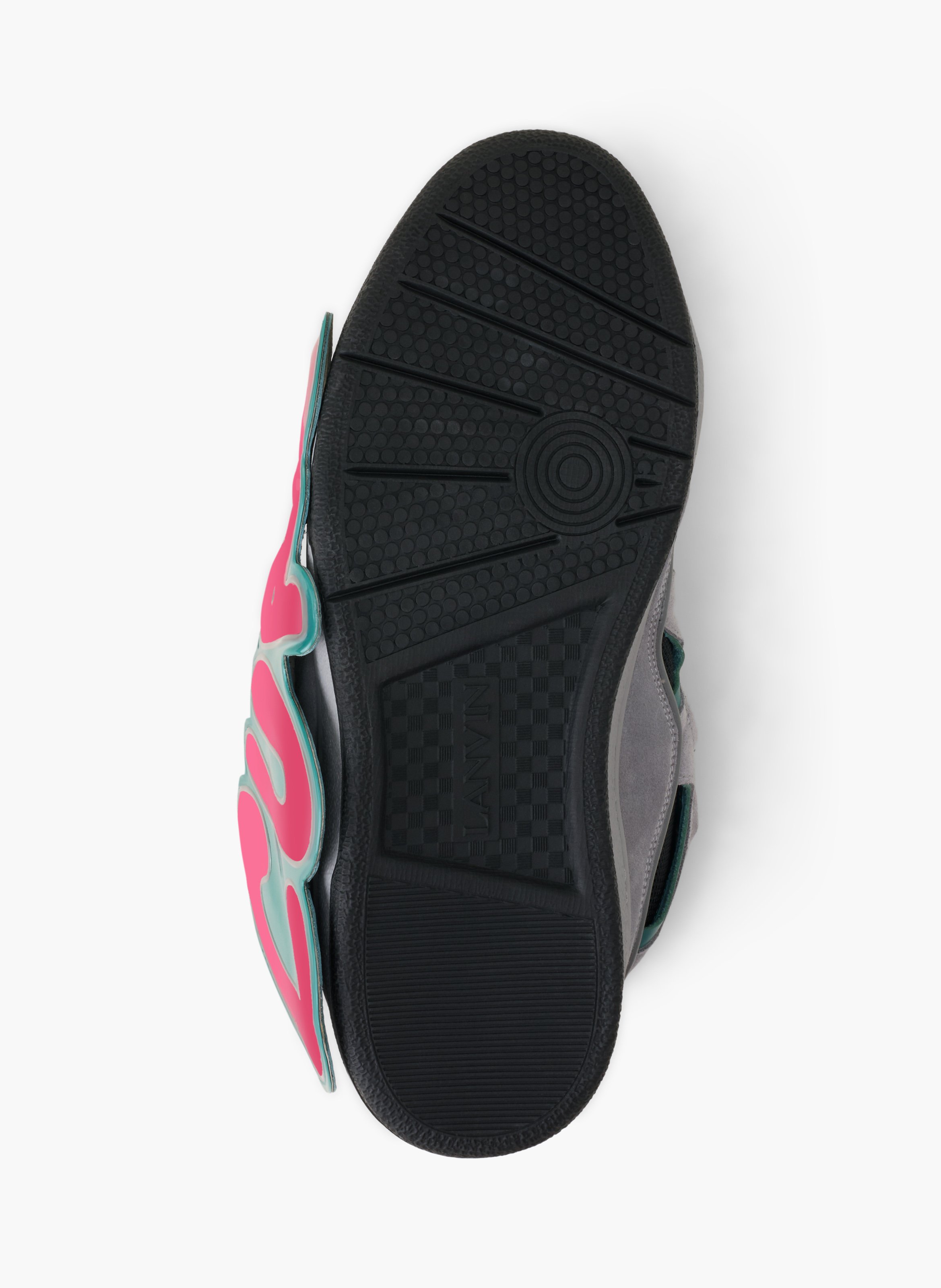 Sneakers urban curb en cuir à patch LANVIN Vert