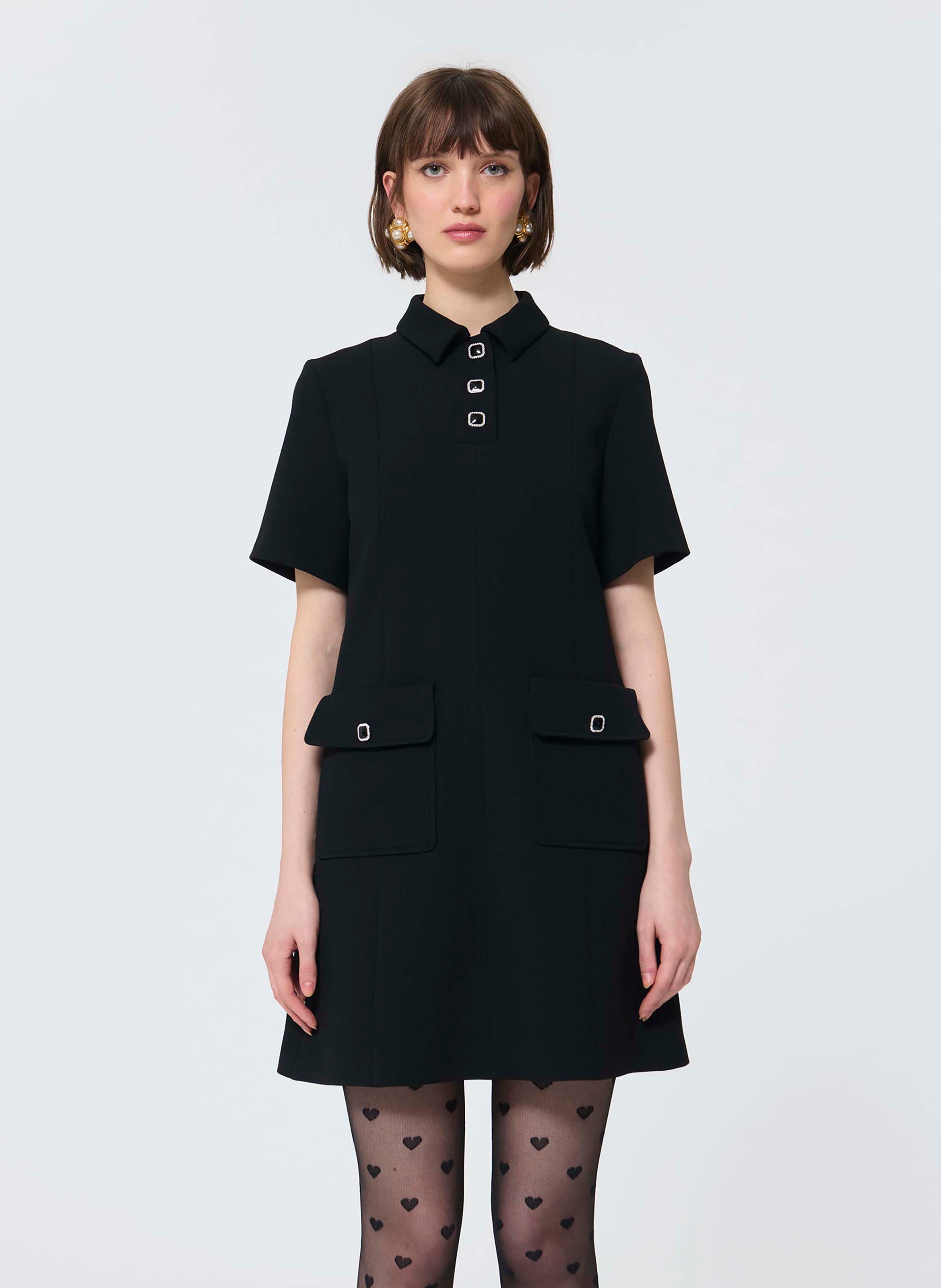 Robe roanne TARA JARMON Noir