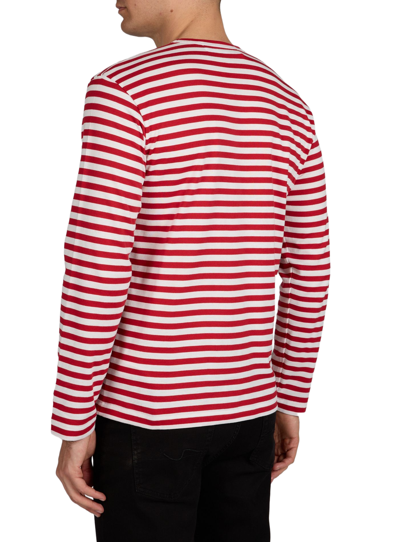 T-shirt à rayures en coton COMME DES GARCONS PLAY Multicolore