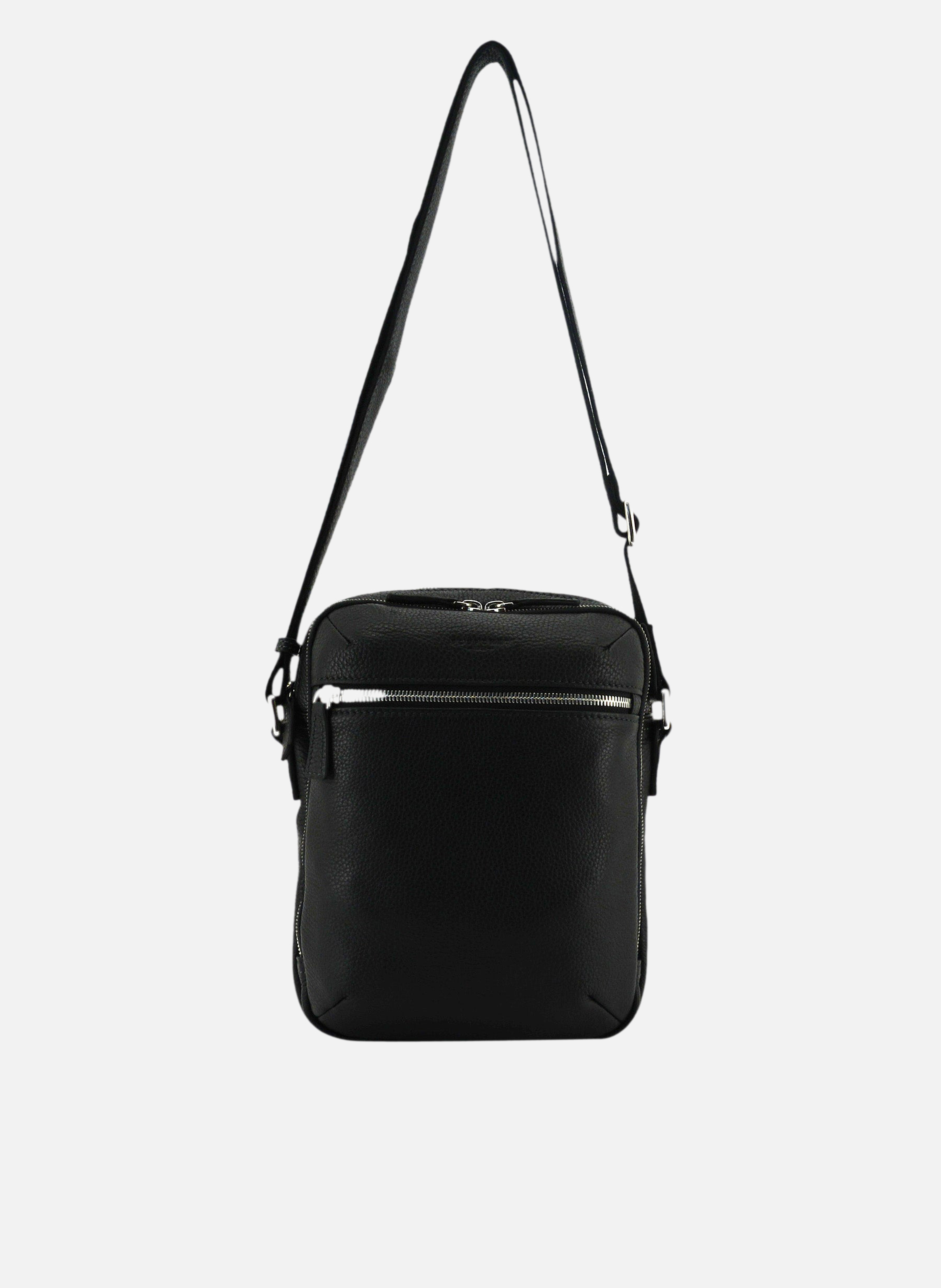 Corso | portefeuille zippé en cuir de vachette POURCHET Noir