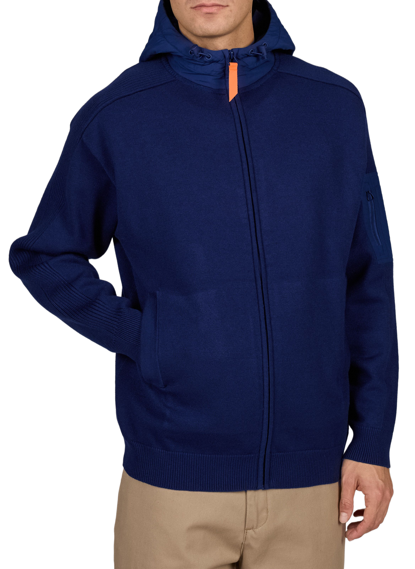 Straight-fit Seb high-neck sweatshirt GERTRUDE Blue