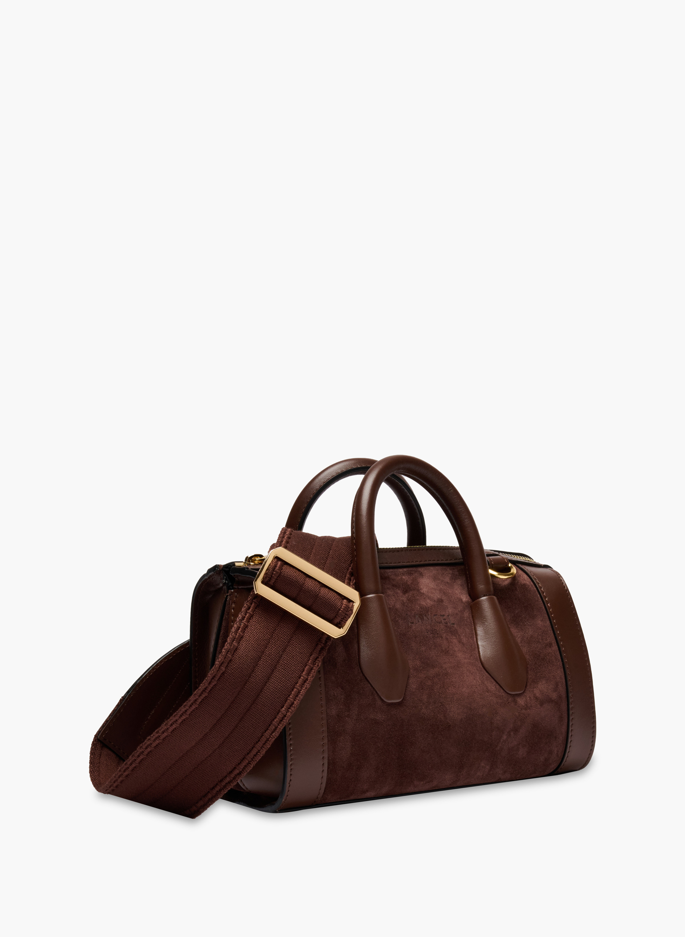 Mini sac bowling bcbg de lancel en cuir LANCEL Marron