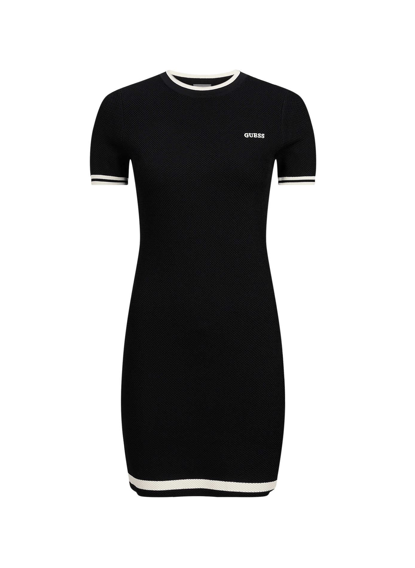 Robe courte Gabry unie GUESS Noir