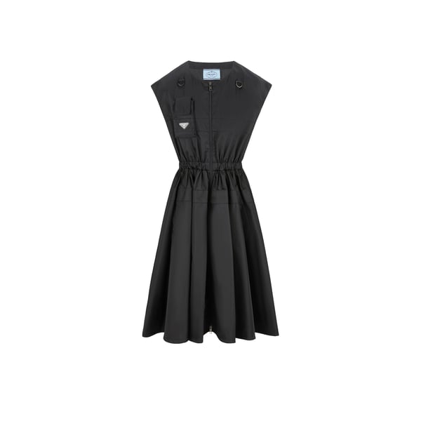 Robe midi en Re-Nylon