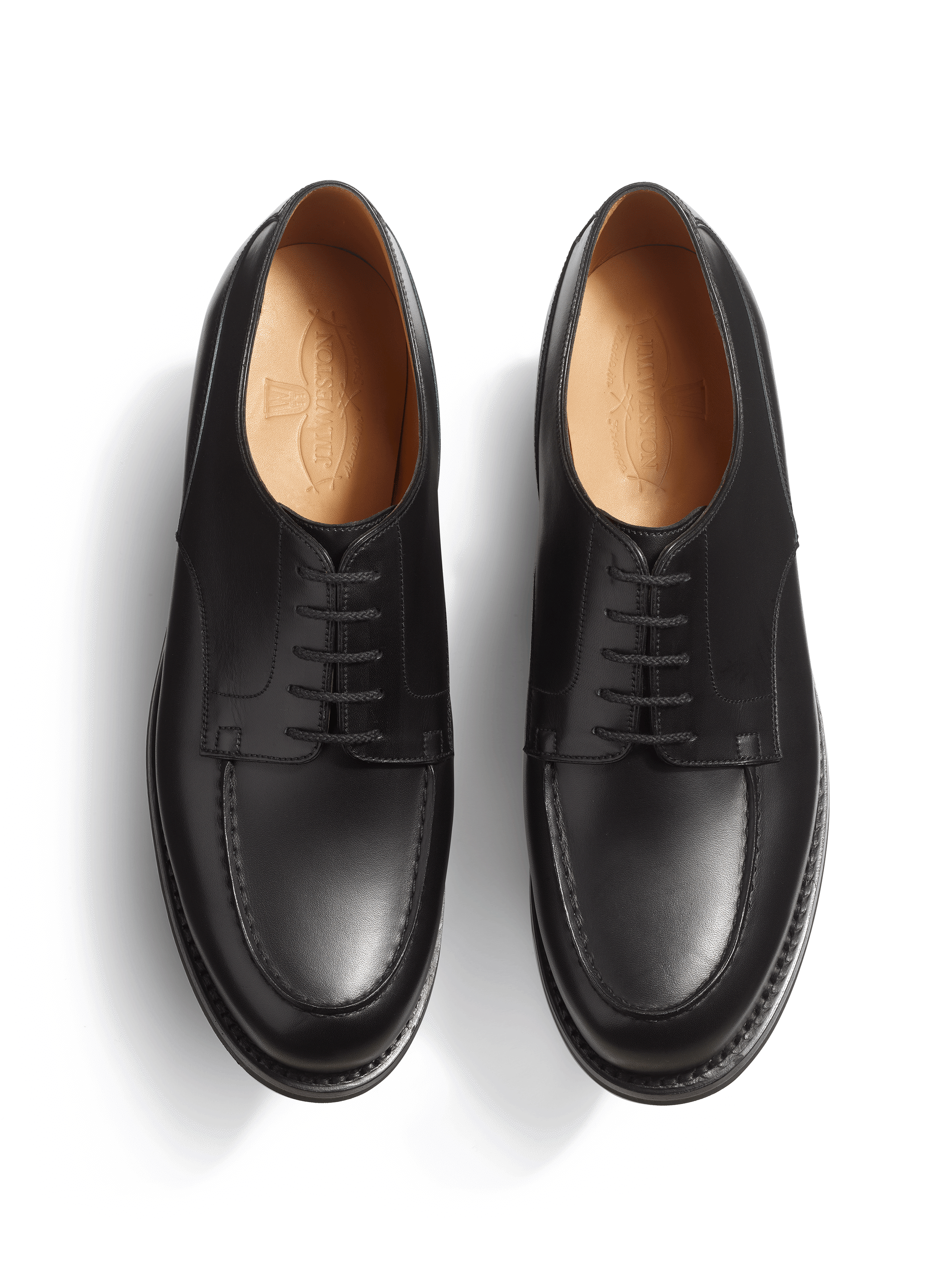Leather golf derby shoes  J.M. WESTON Black
