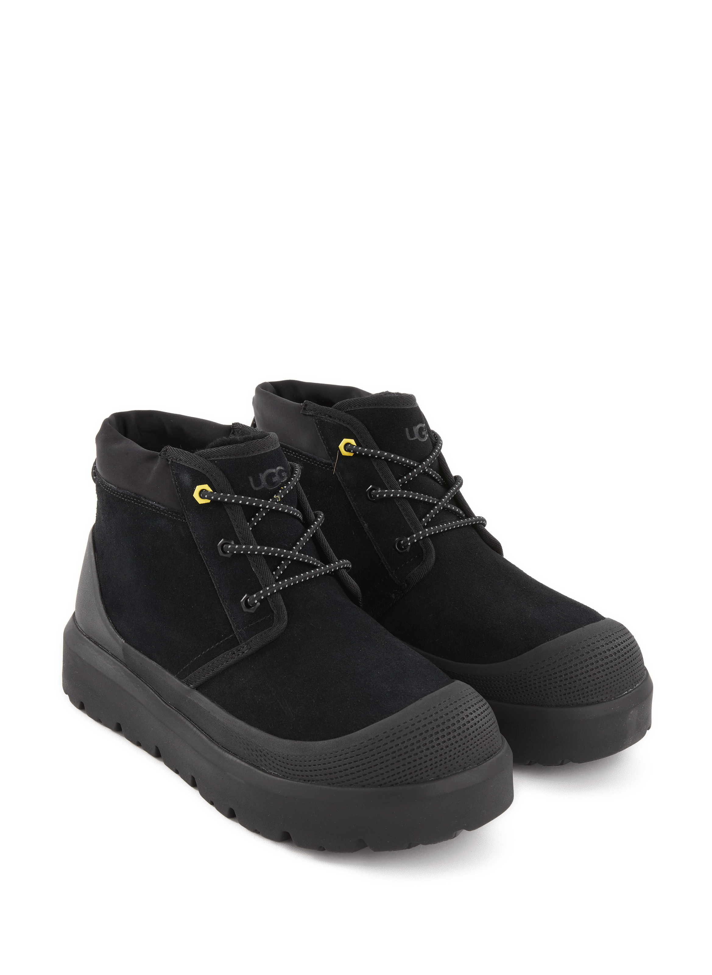 Boots en cuir mélangé UGG Noir