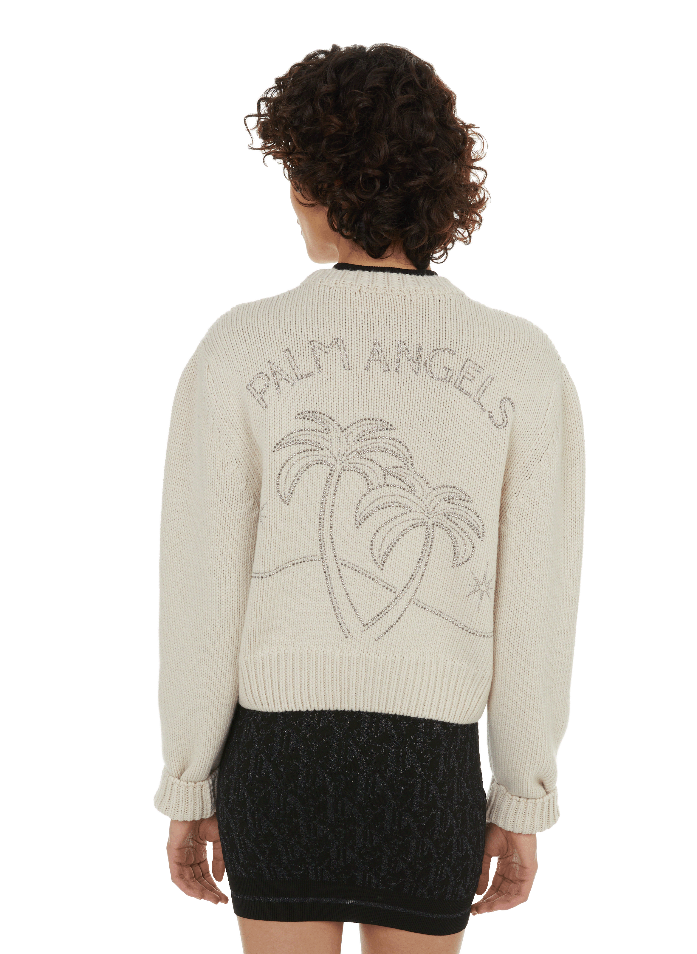 Pull court PALM ANGELS Blanc