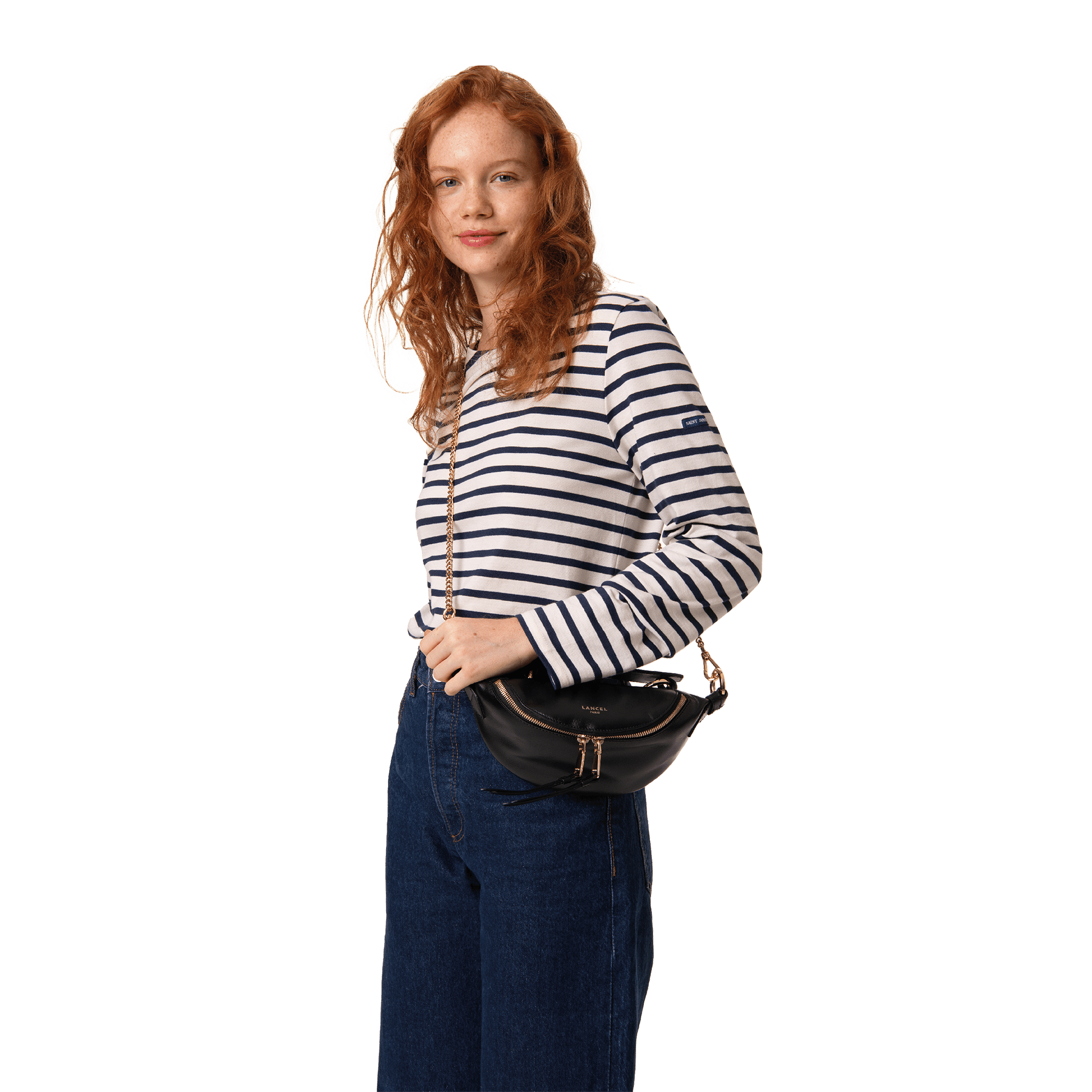 Mini sac porté croisé - origami de lancel LANCEL Noir