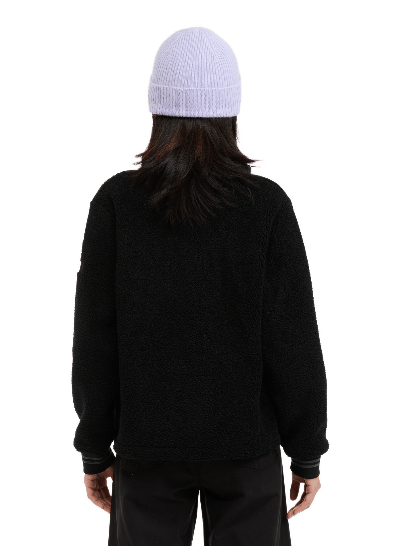 Veste shearling col montant AIGLE Noir