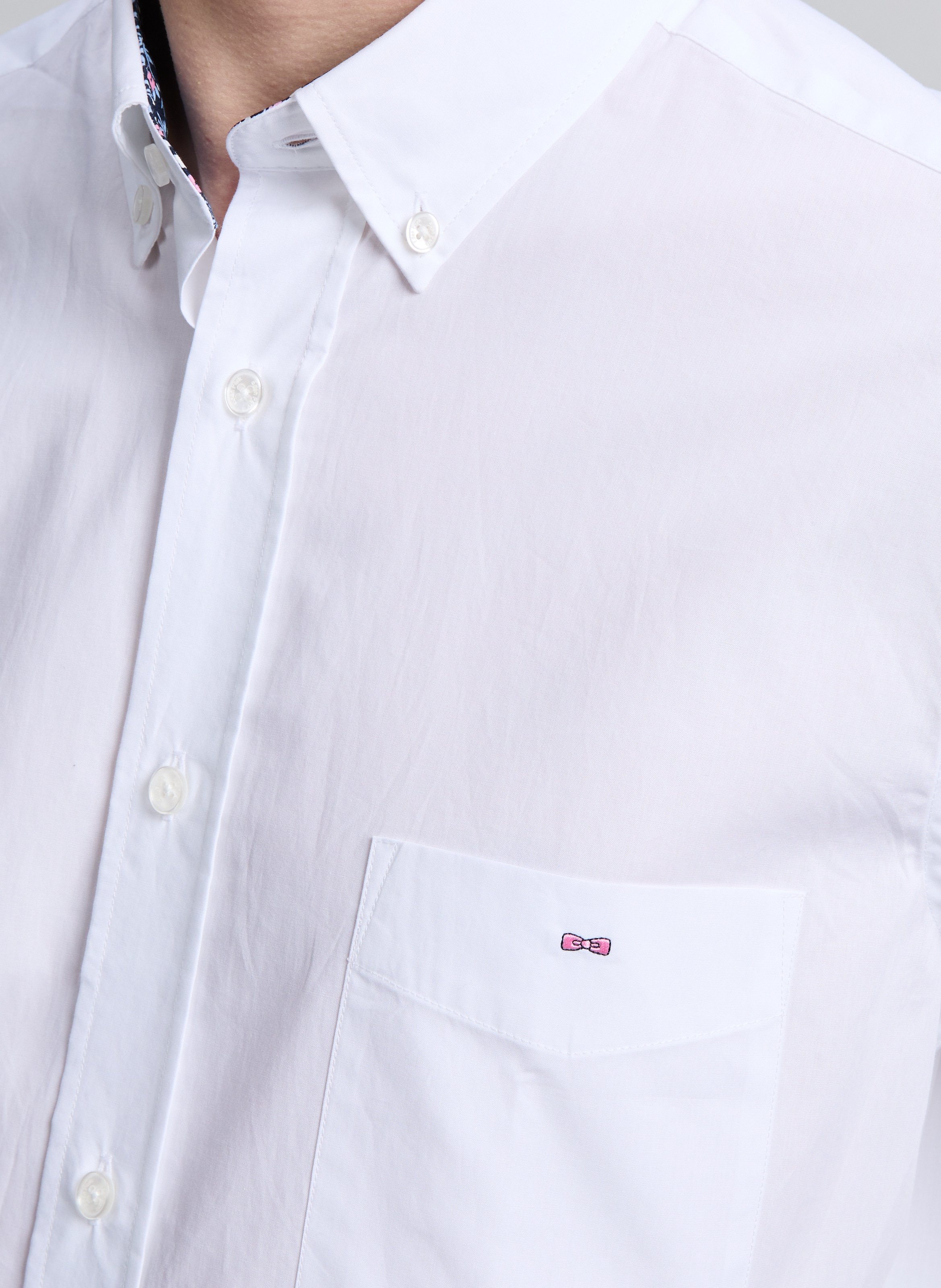 Chemise en coton EDEN PARK Blanc