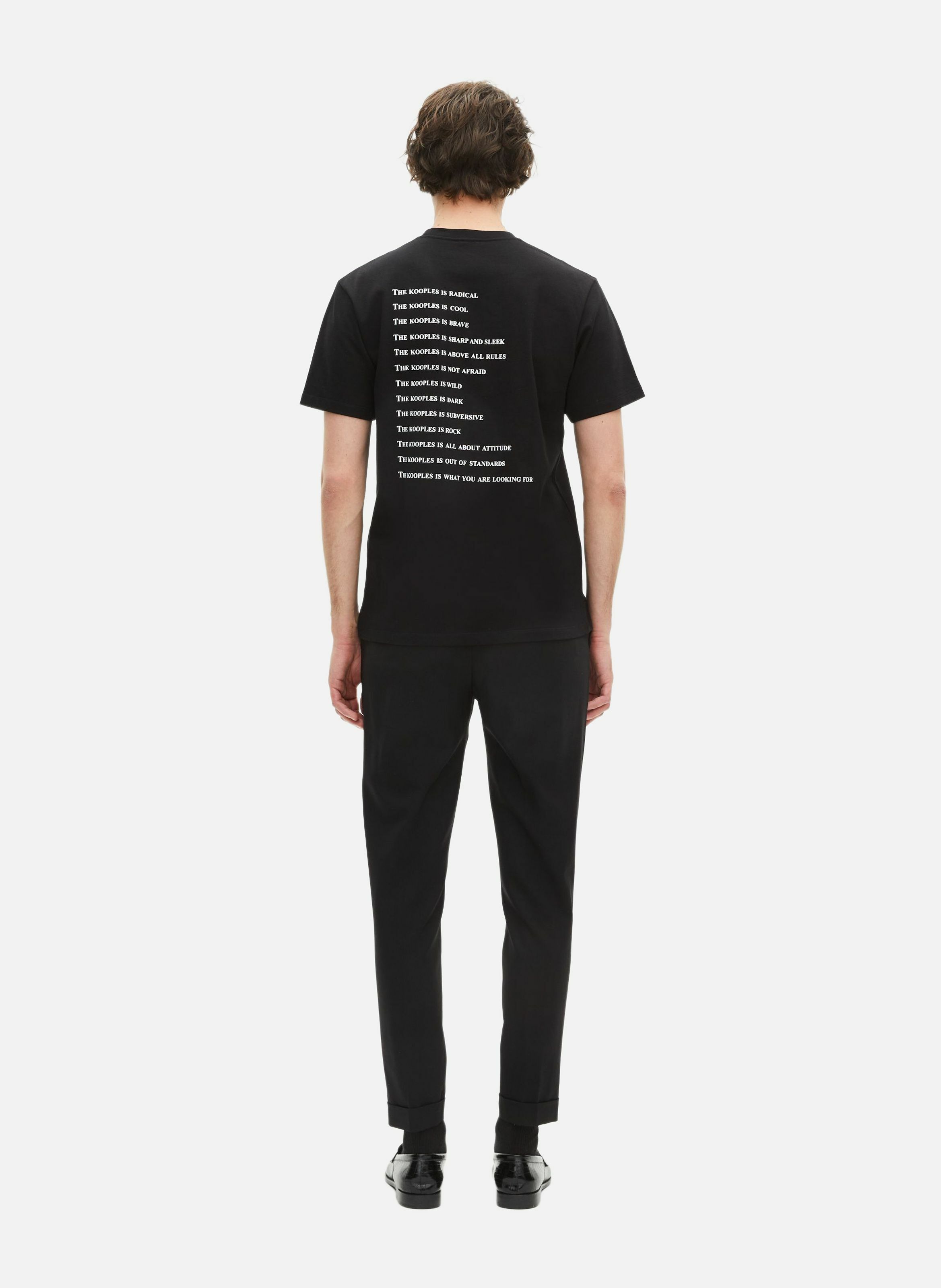 T-shirt logo iconique what is THE KOOPLES Noir