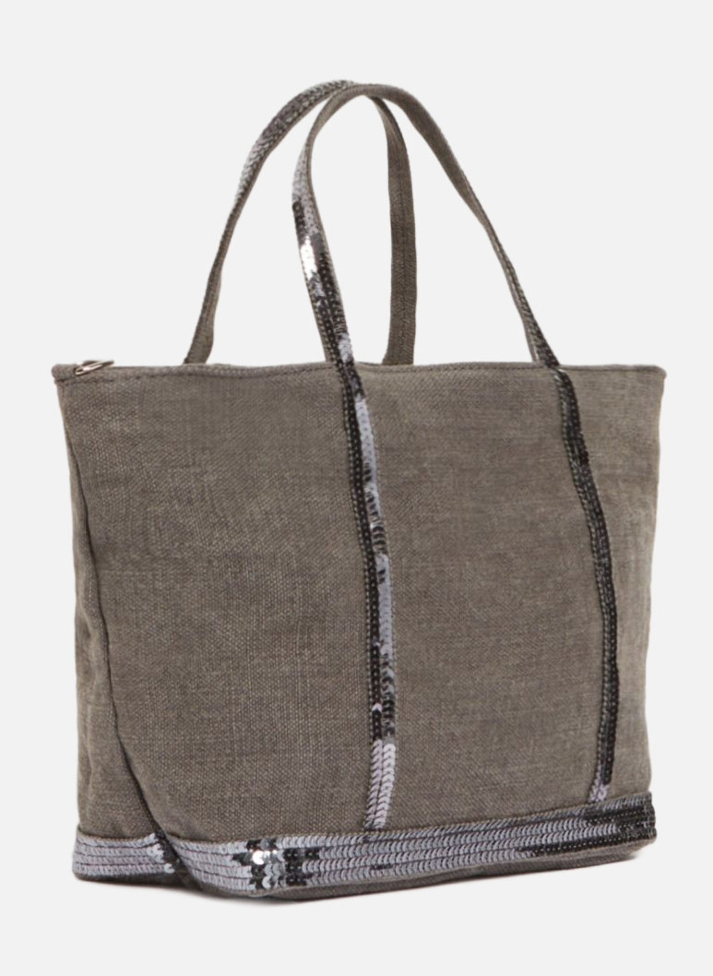 Cabas s en lin Gris