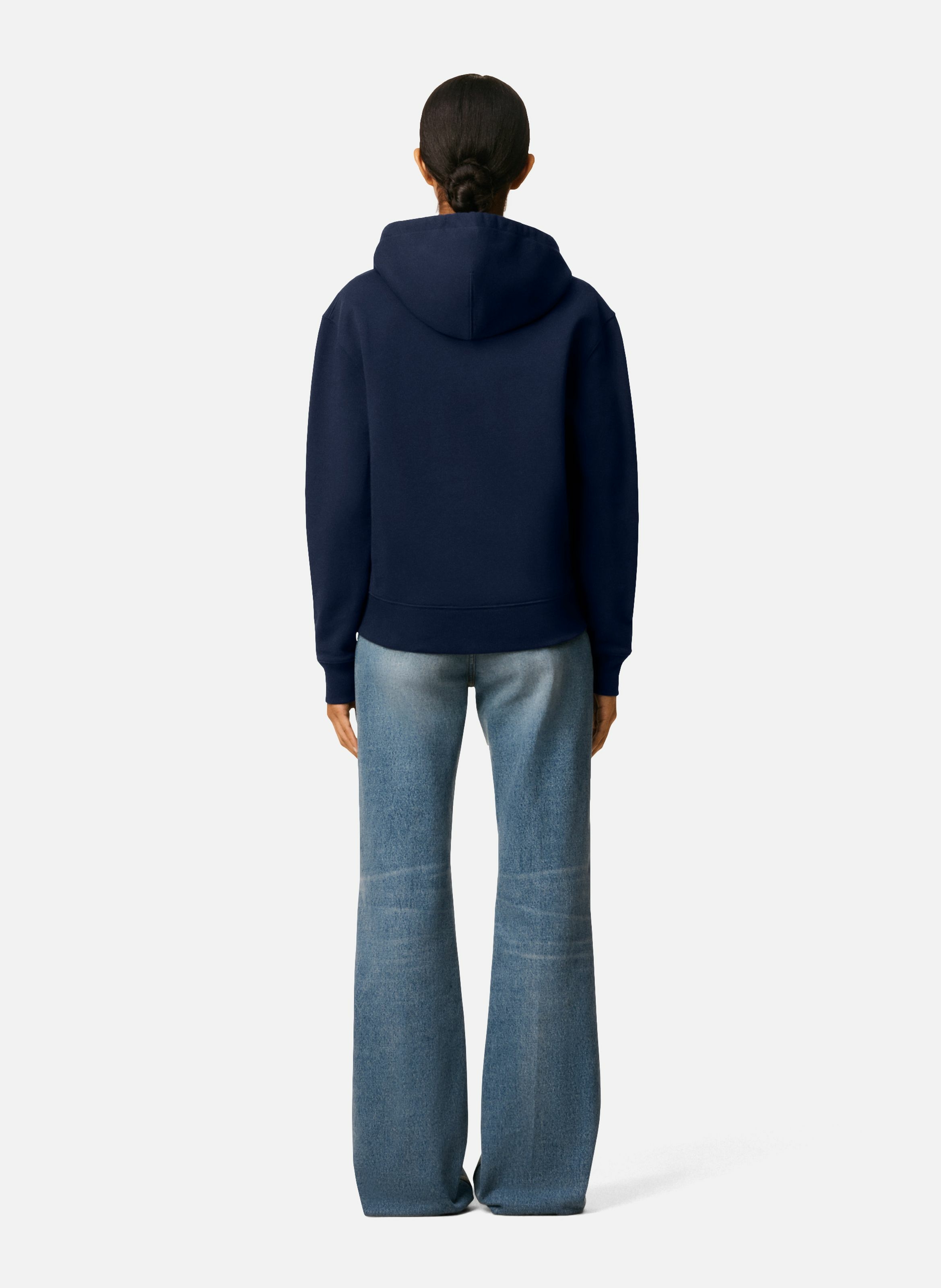 Hoodie zippé ami de coeur rouge unisexe AMI PARIS Bleu