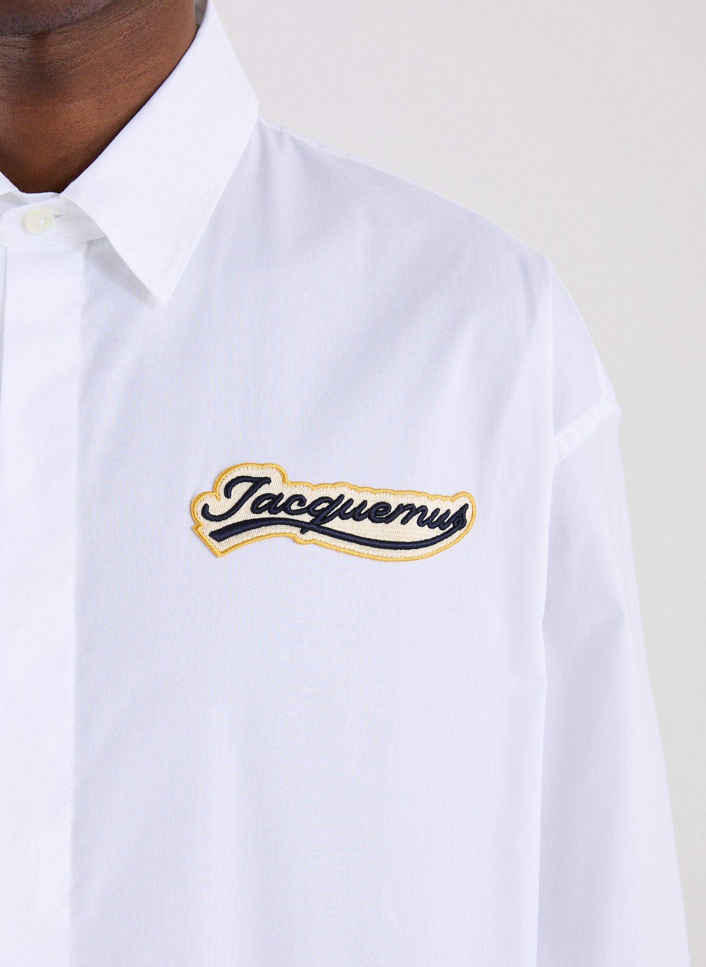 The Simon cotton shirt JACQUEMUS White